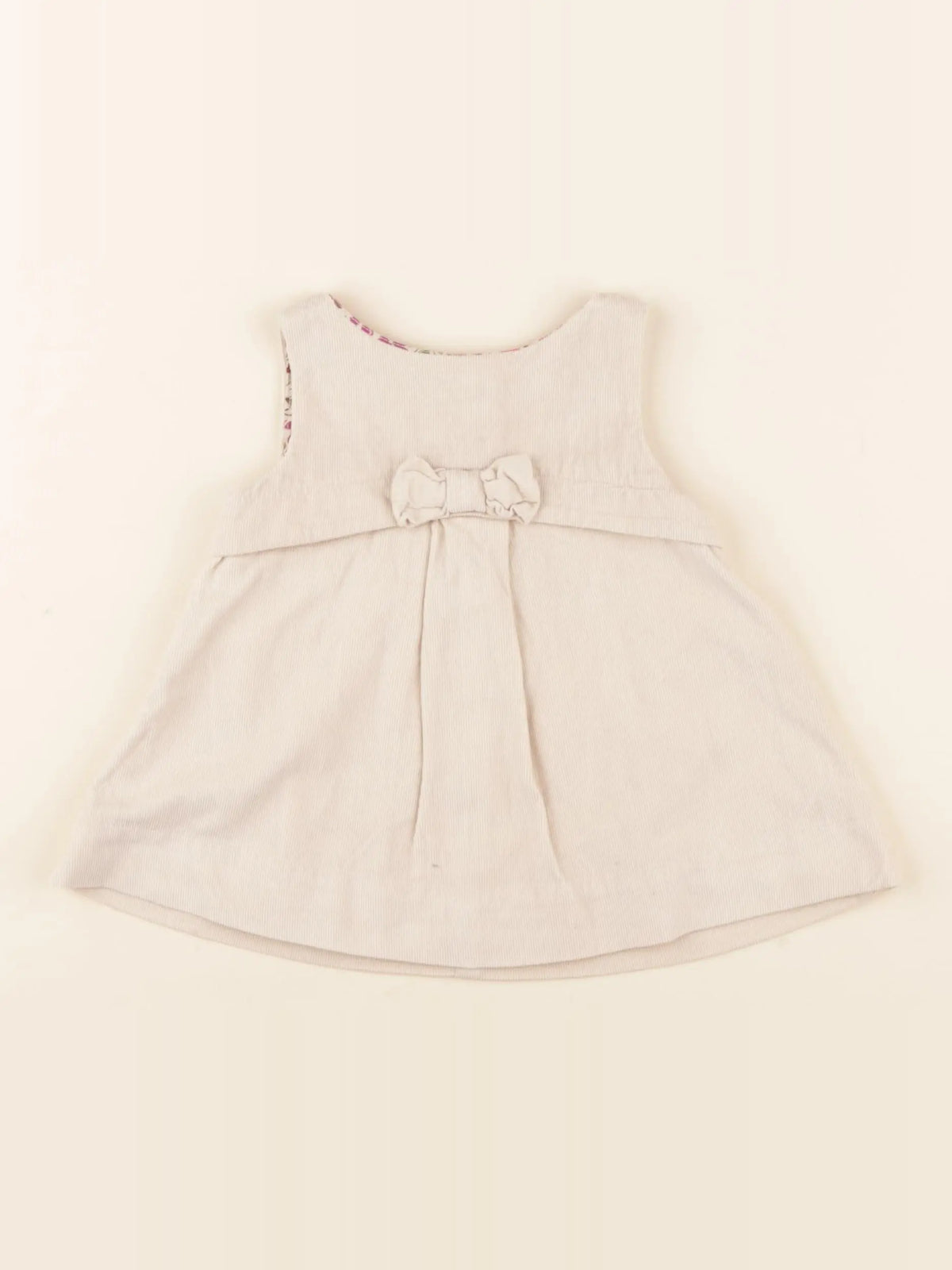 GAP - robe beige - 0/3 mois