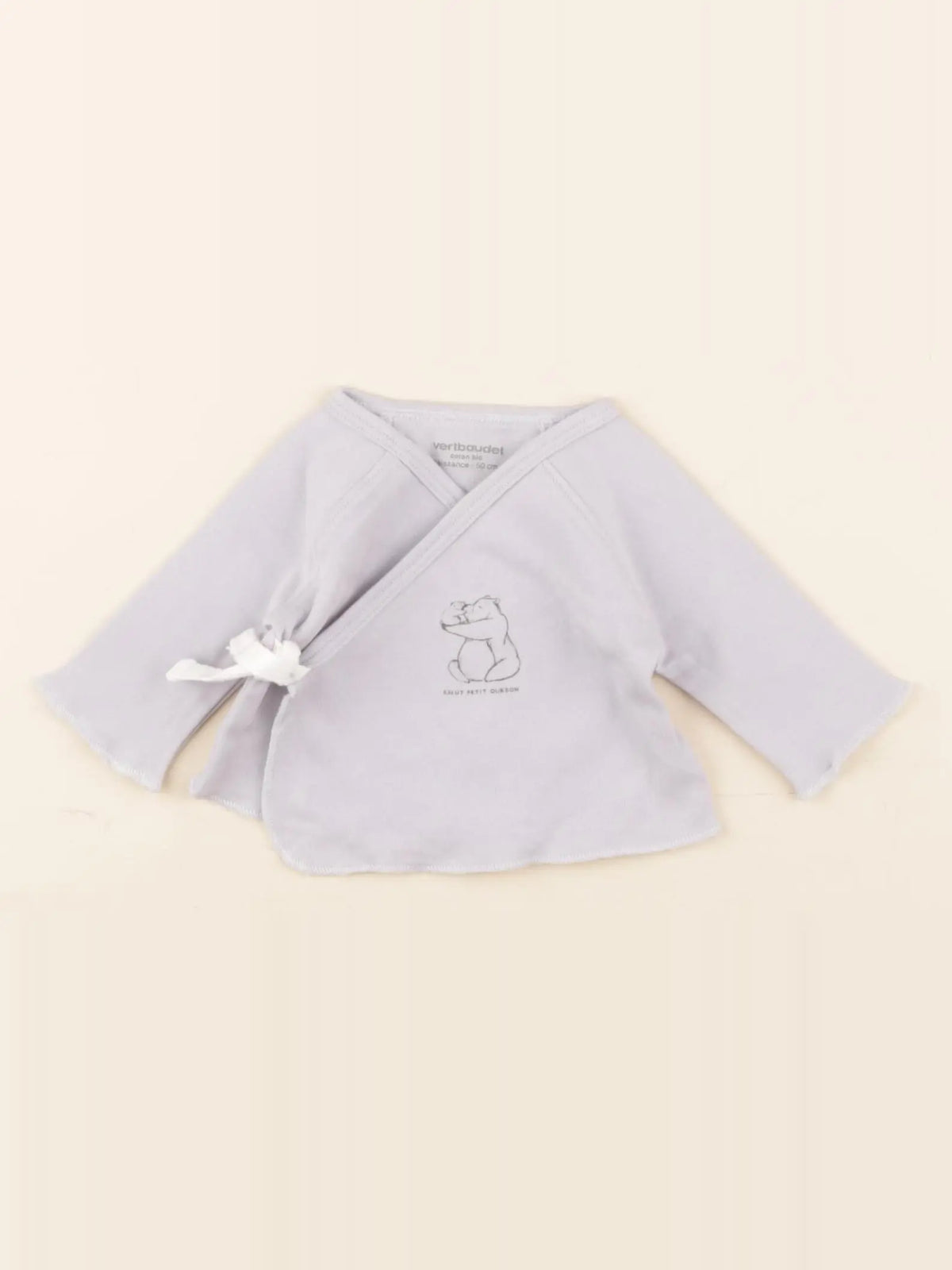 Vertbaudet - tee-shirt bleu - 0 mois