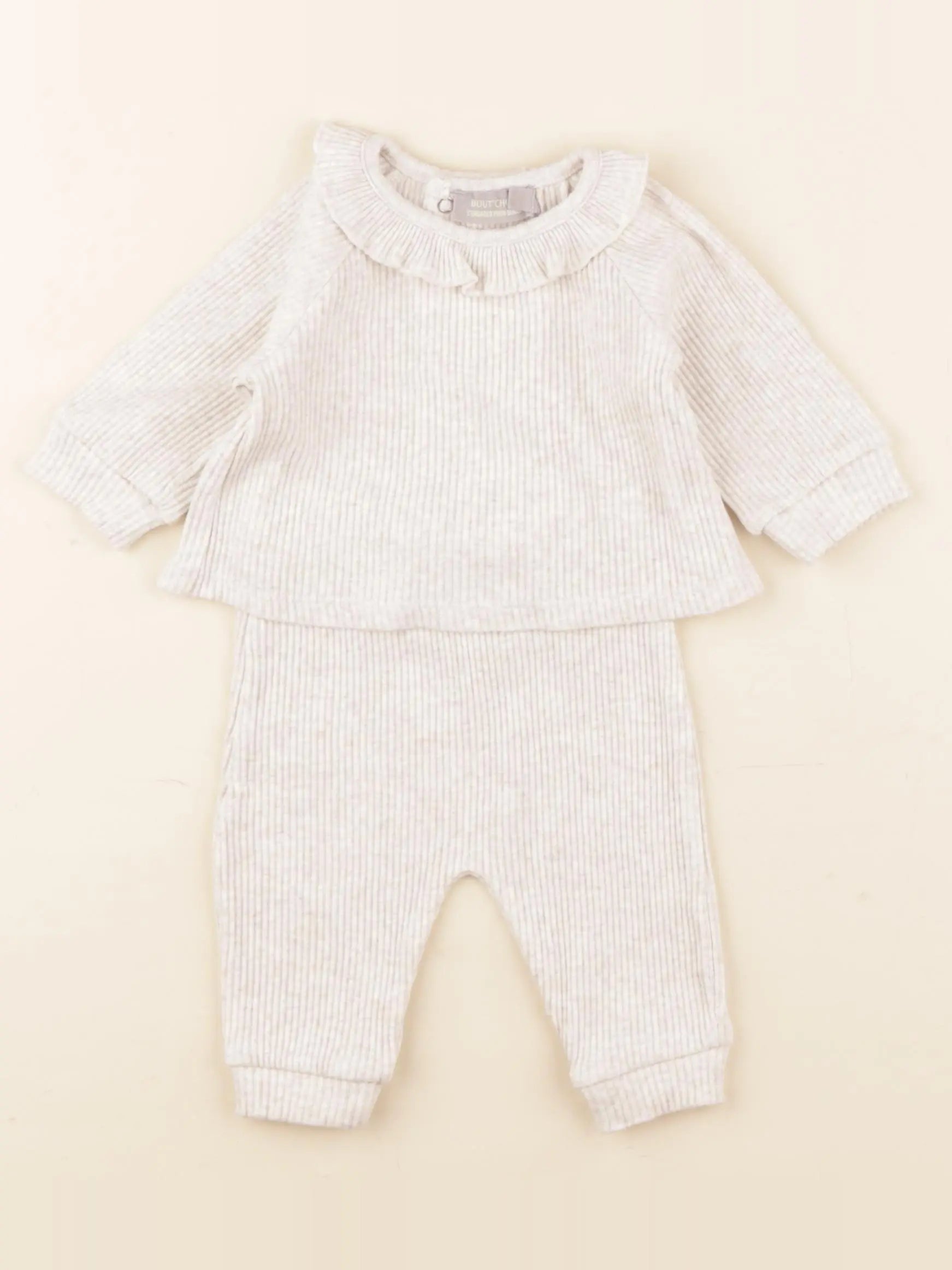 Boutchou - ensemble beige - 1 mois