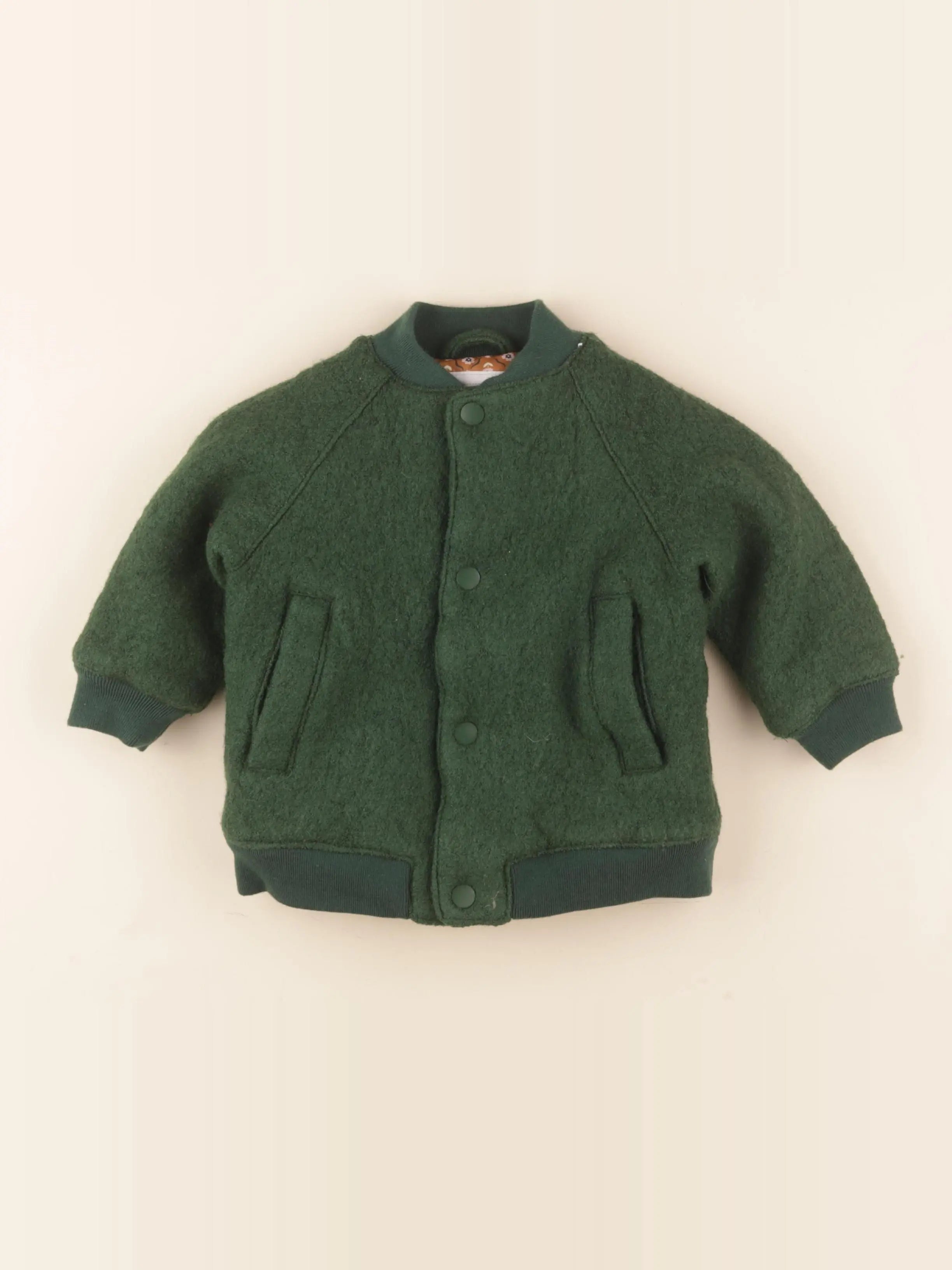 Vertbaudet - veste vert - 3 ans