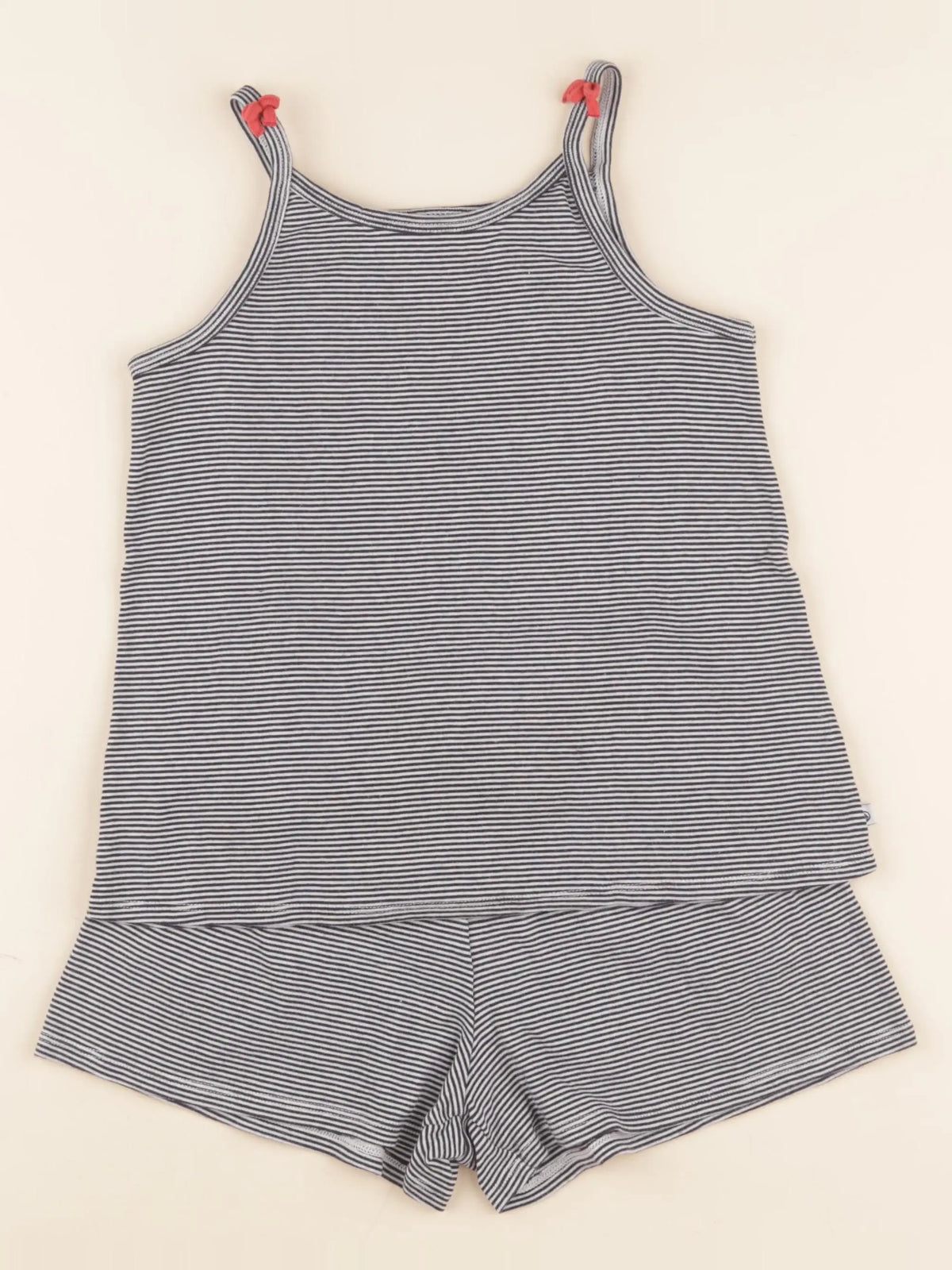 Petit Bateau - pyjama coton bleu - 10 ans