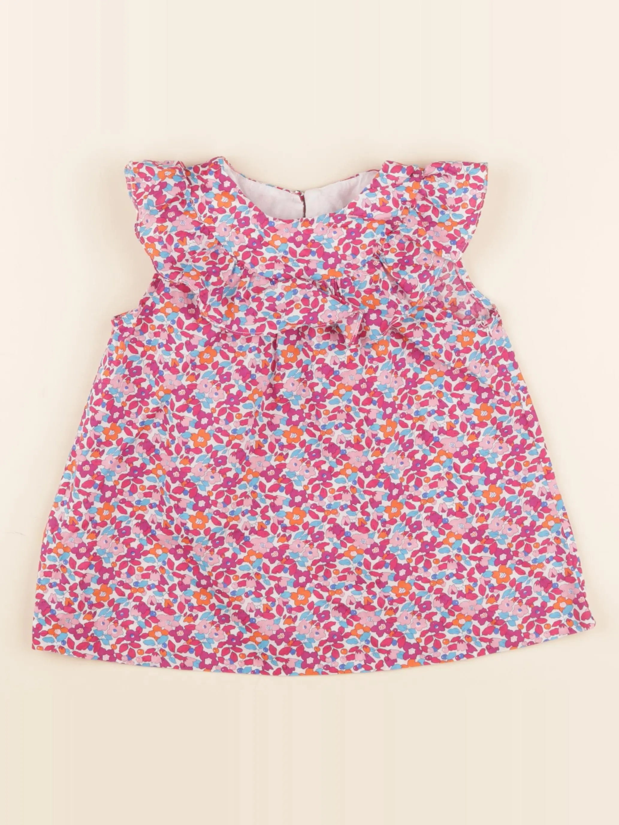 Jacadi - blouse liberty multicolore - 10 ans