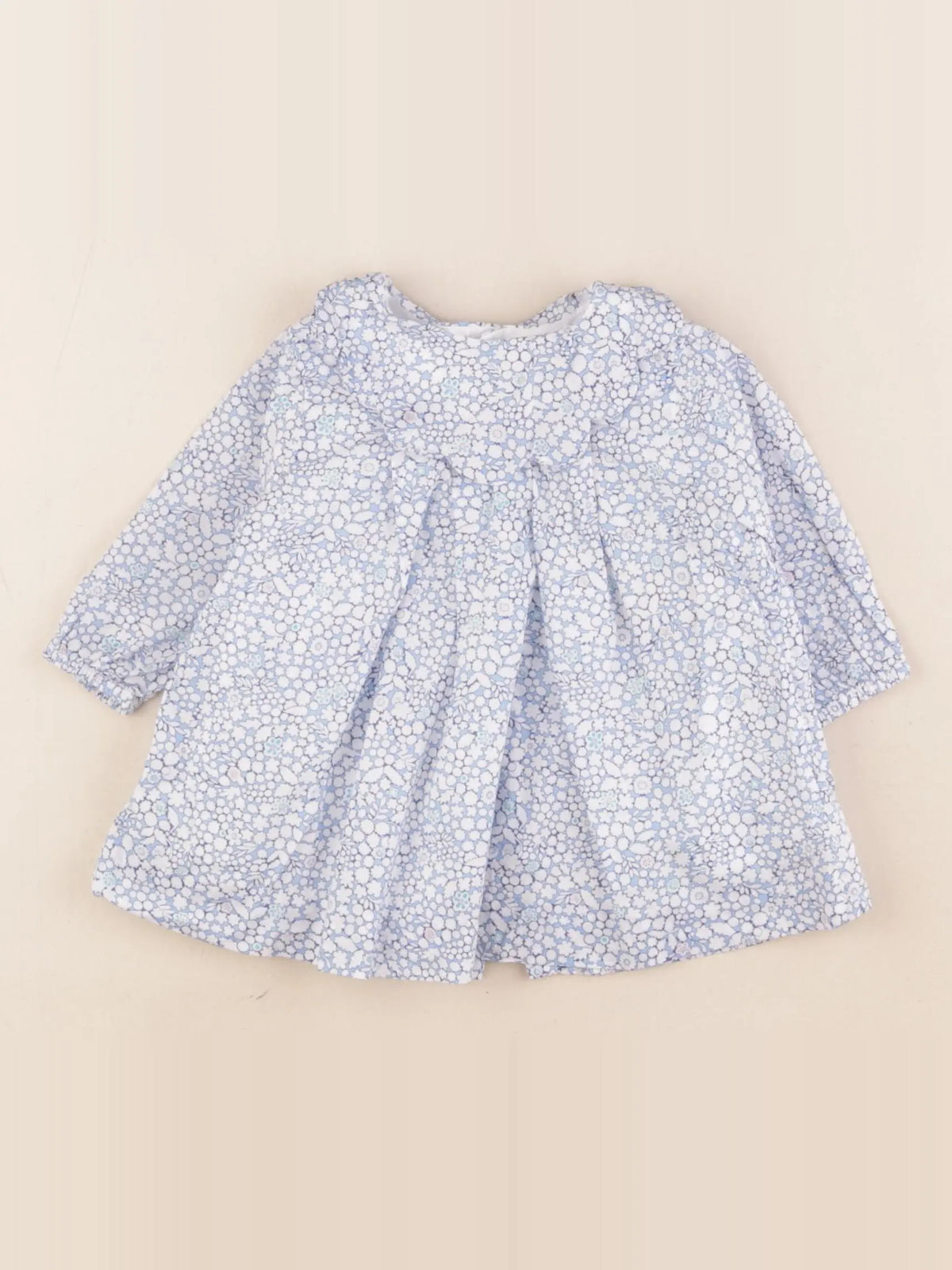 Jacadi - robe liberty bleu - 3 mois