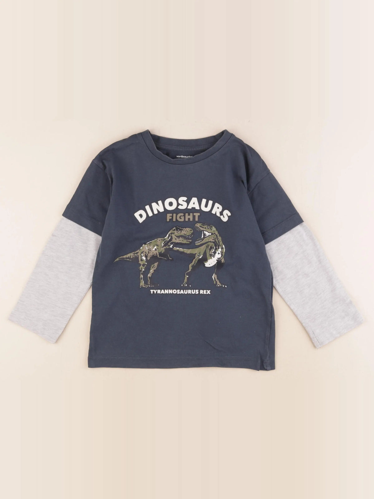 Vertbaudet - tee-shirt vert - 5 ans