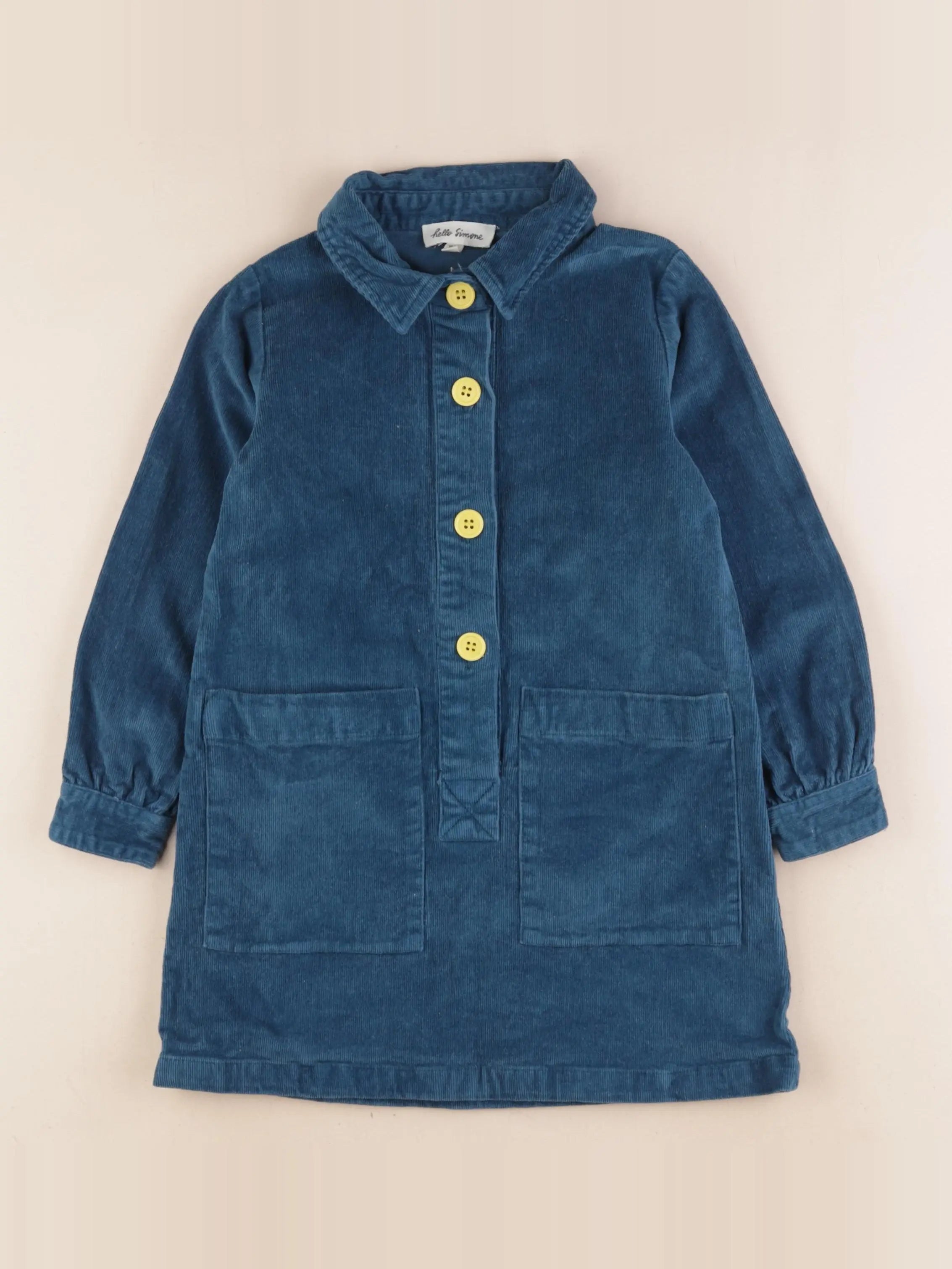 Hello Simone - robe bleu - 6 ans