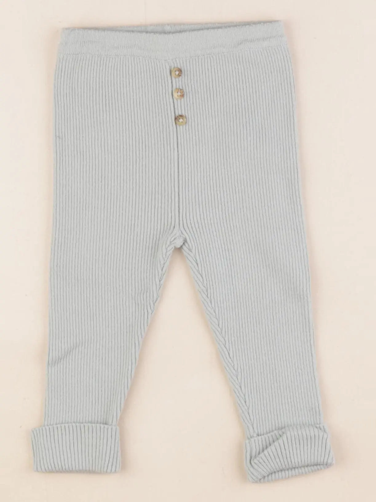 Vertbaudet - legging vert - 9 mois
