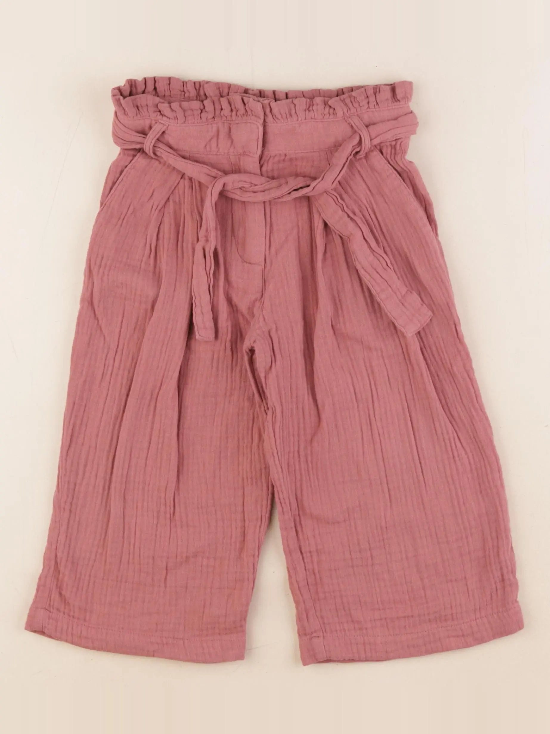 Vertbaudet - pantalon rouge - 4 ans
