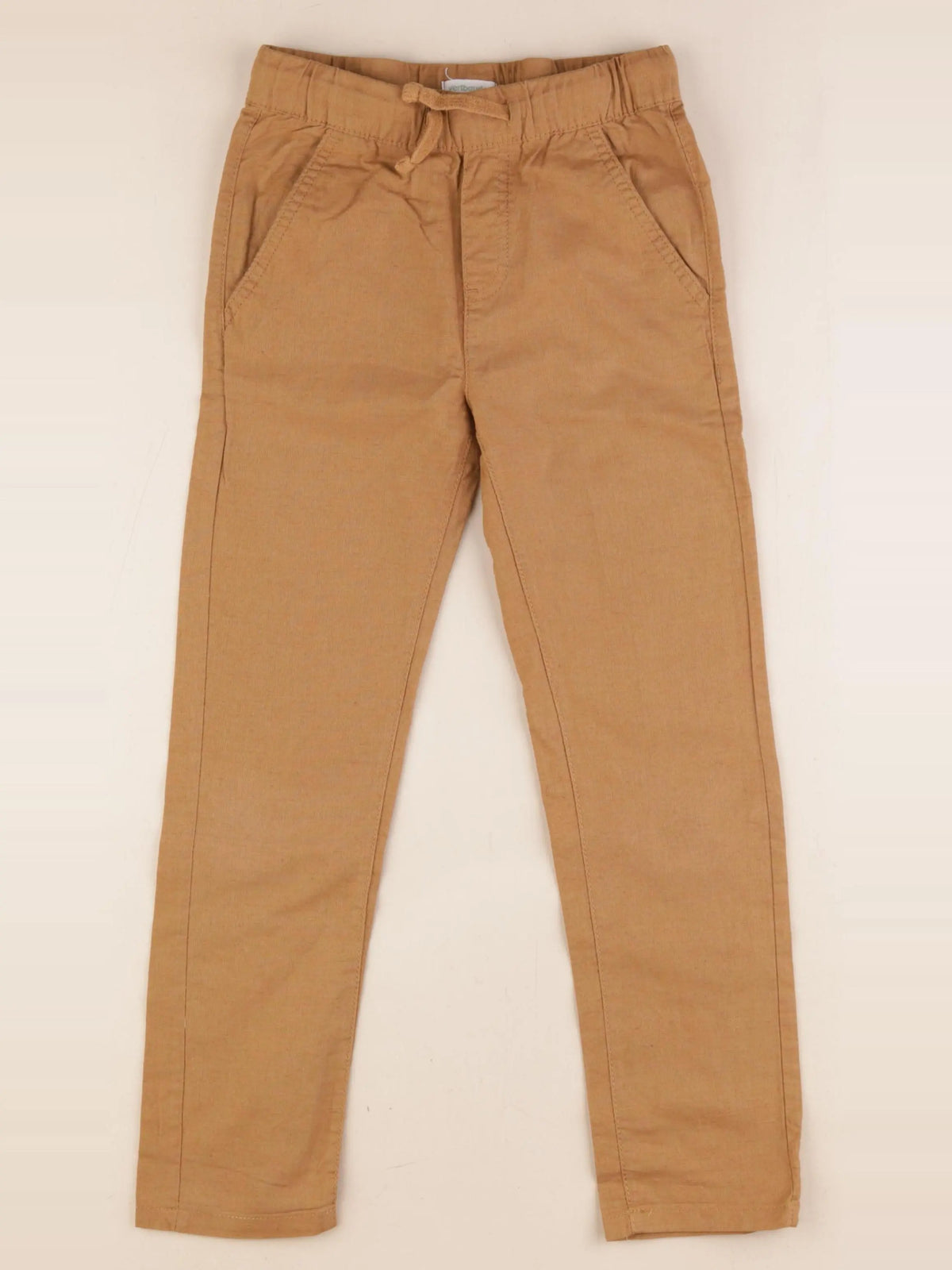 Vertbaudet - pantalon marron - 7 ans
