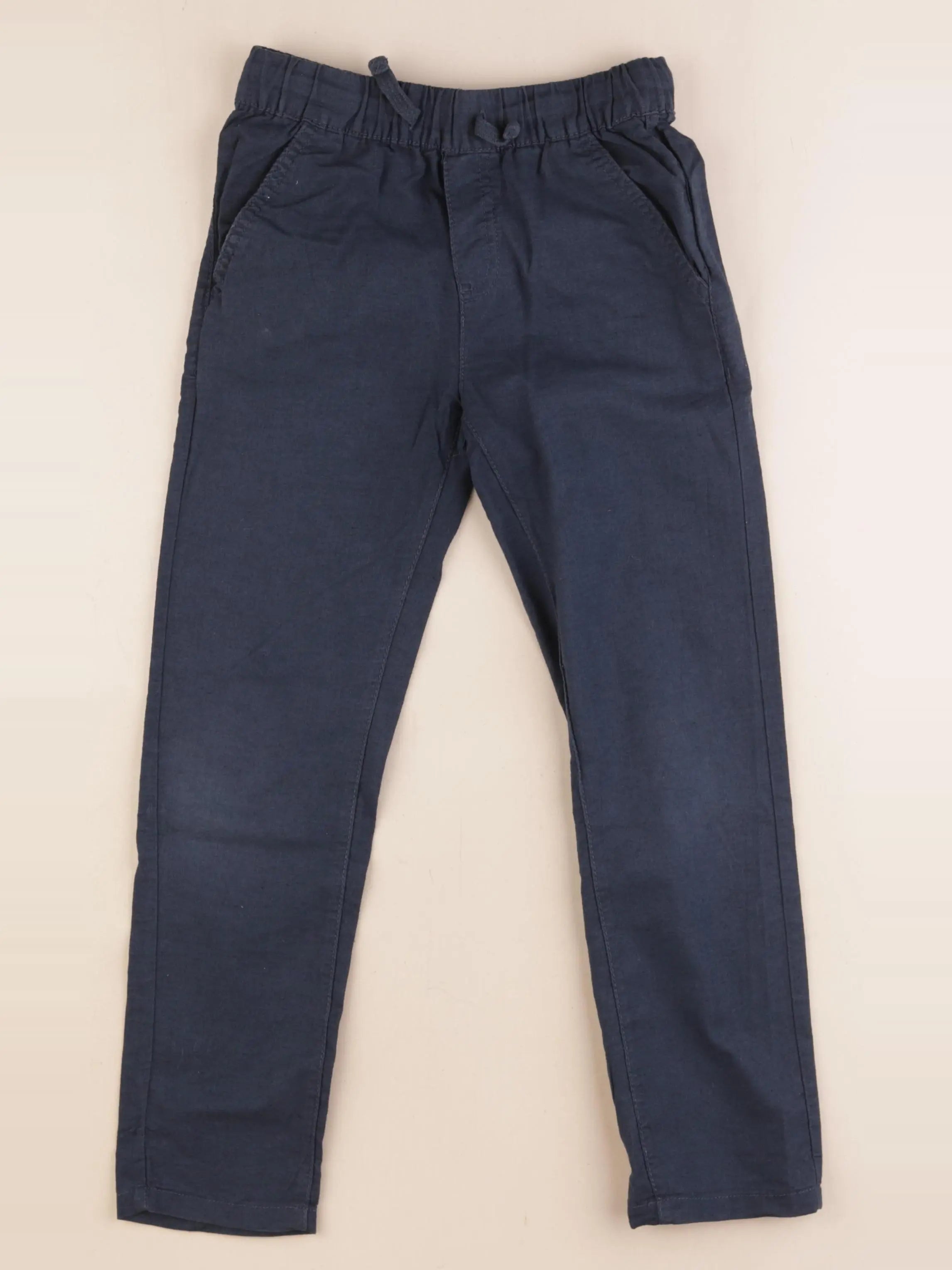 Vertbaudet - pantalon bleu - 7 ans