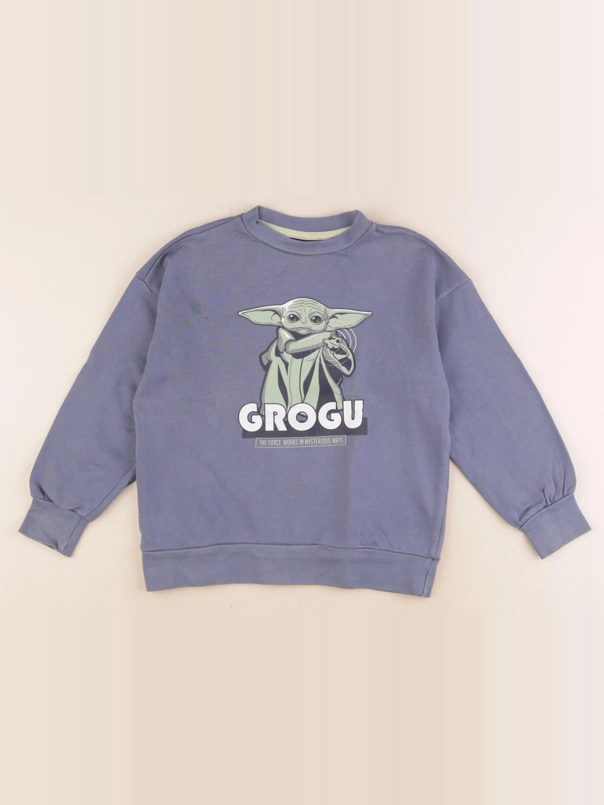 Vertbaudet - sweat bleu - 8 ans