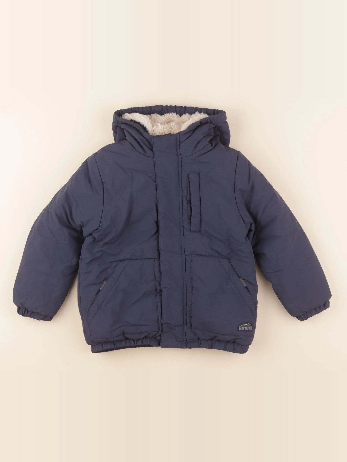 Vertbaudet - parka bleu - 5 ans