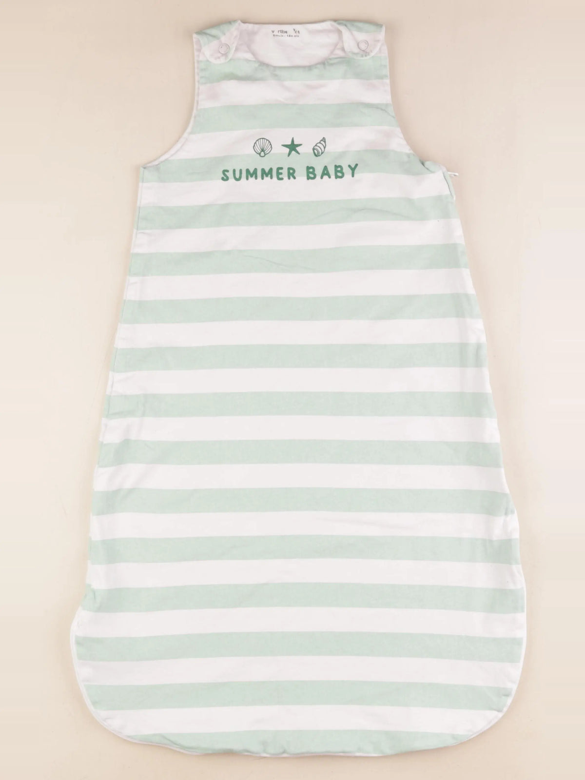Vertbaudet - gigoteuse TOG 1 blanc, vert - 6/18 mois