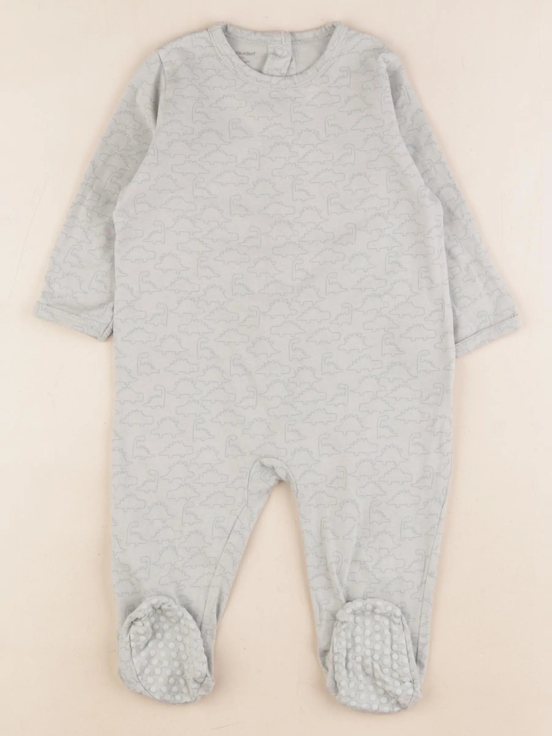 Vertbaudet - pyjama coton vert - 1 an