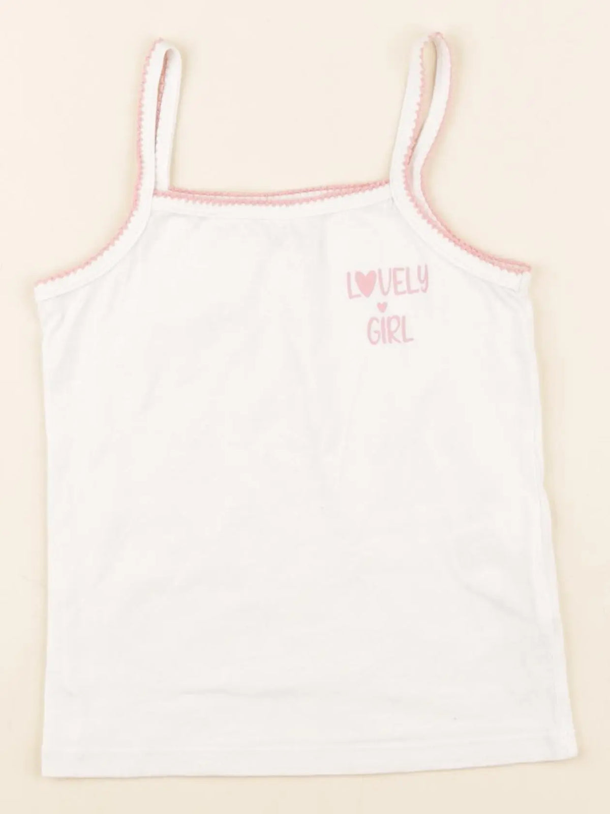 Vertbaudet - maillot de corps beige - 4 ans