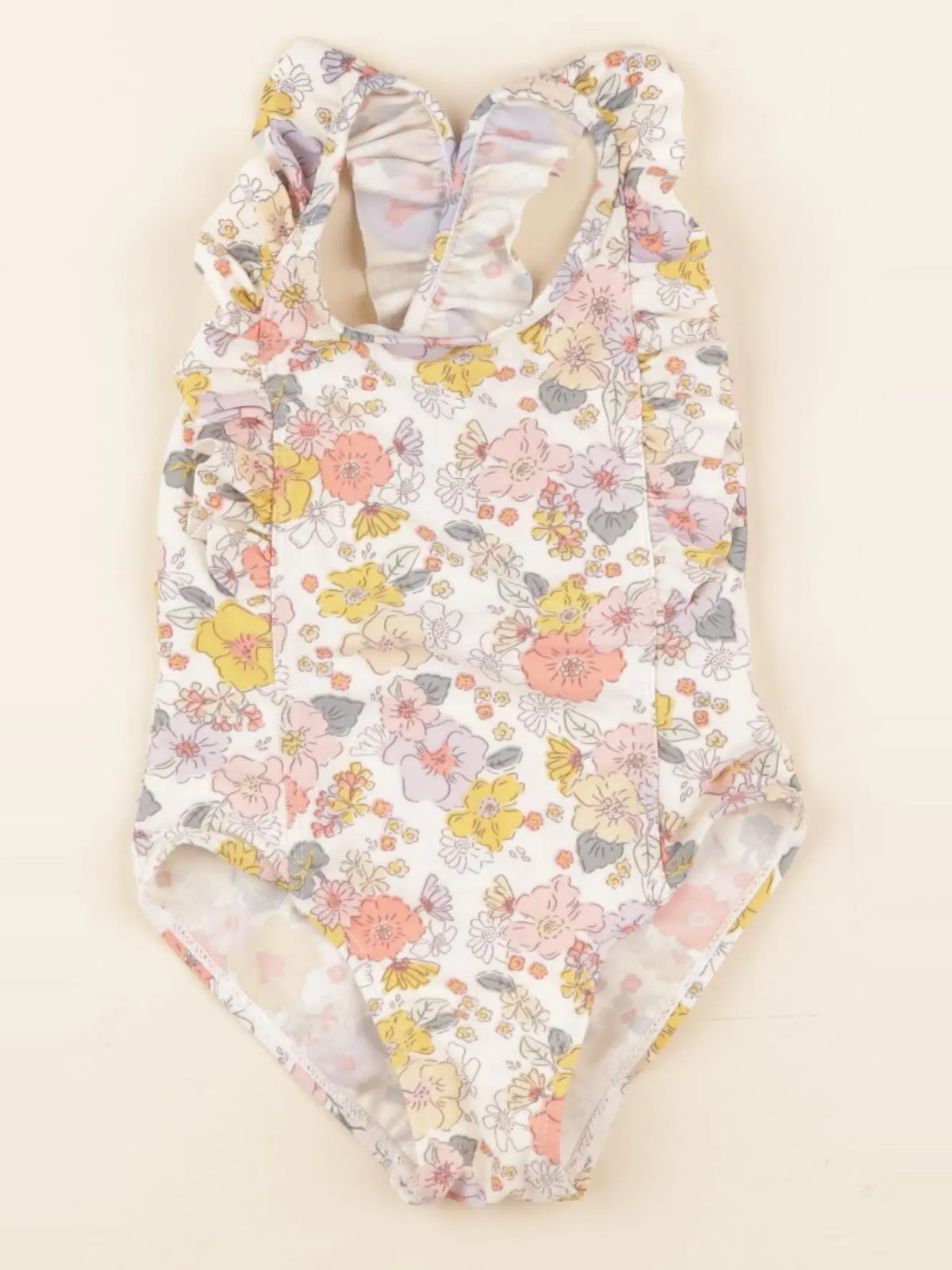 Vertbaudet - maillot de bain multicolore - 2 ans