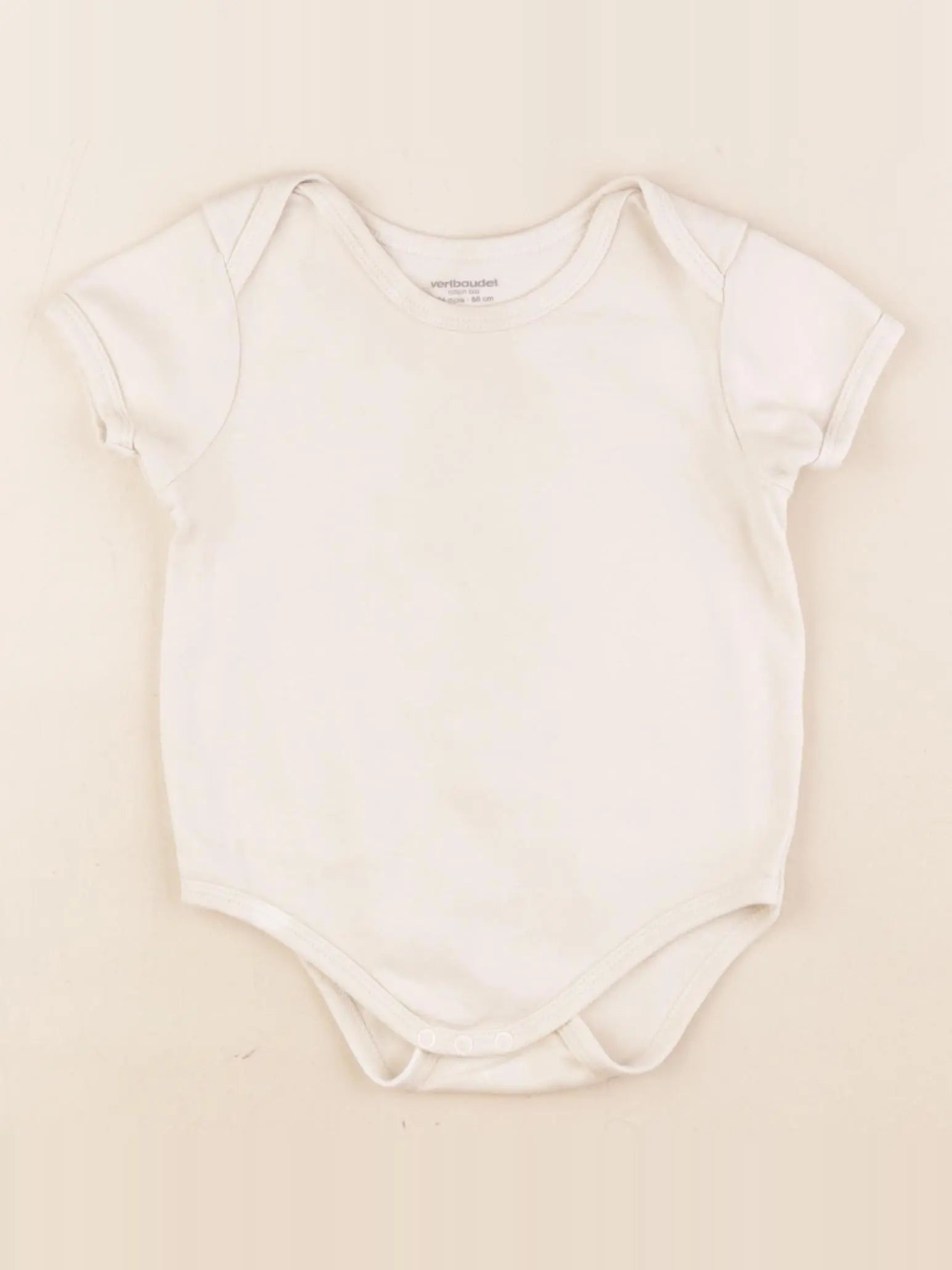 Vertbaudet - body beige - 24 mois