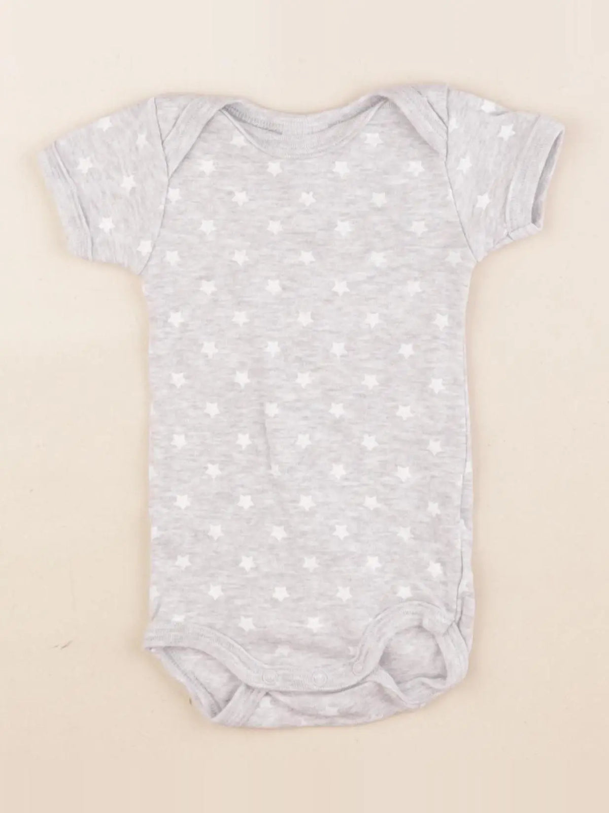 Petit Bateau - body gris - 3 mois