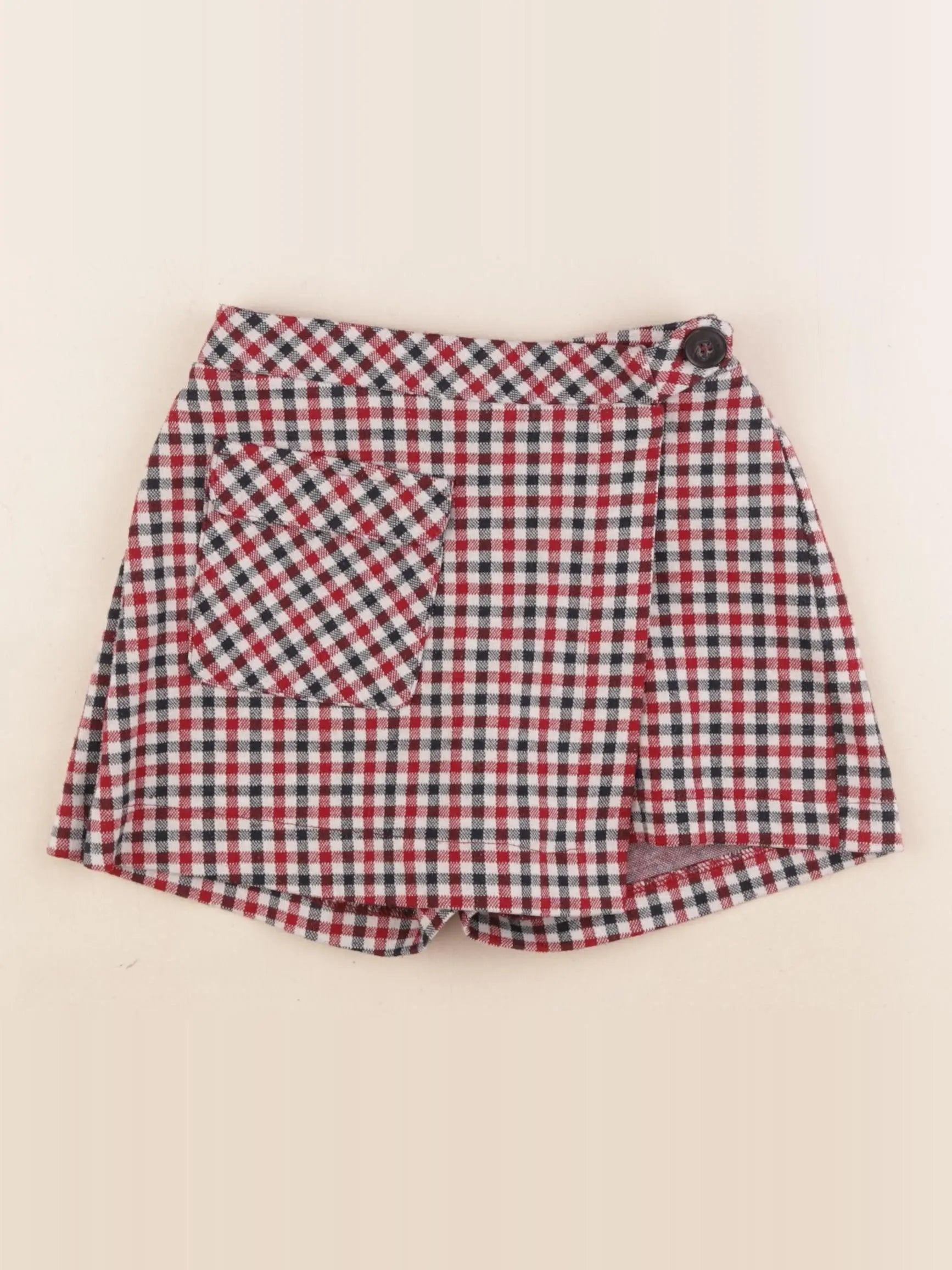 Zara - jupe short rouge - 8 ans
