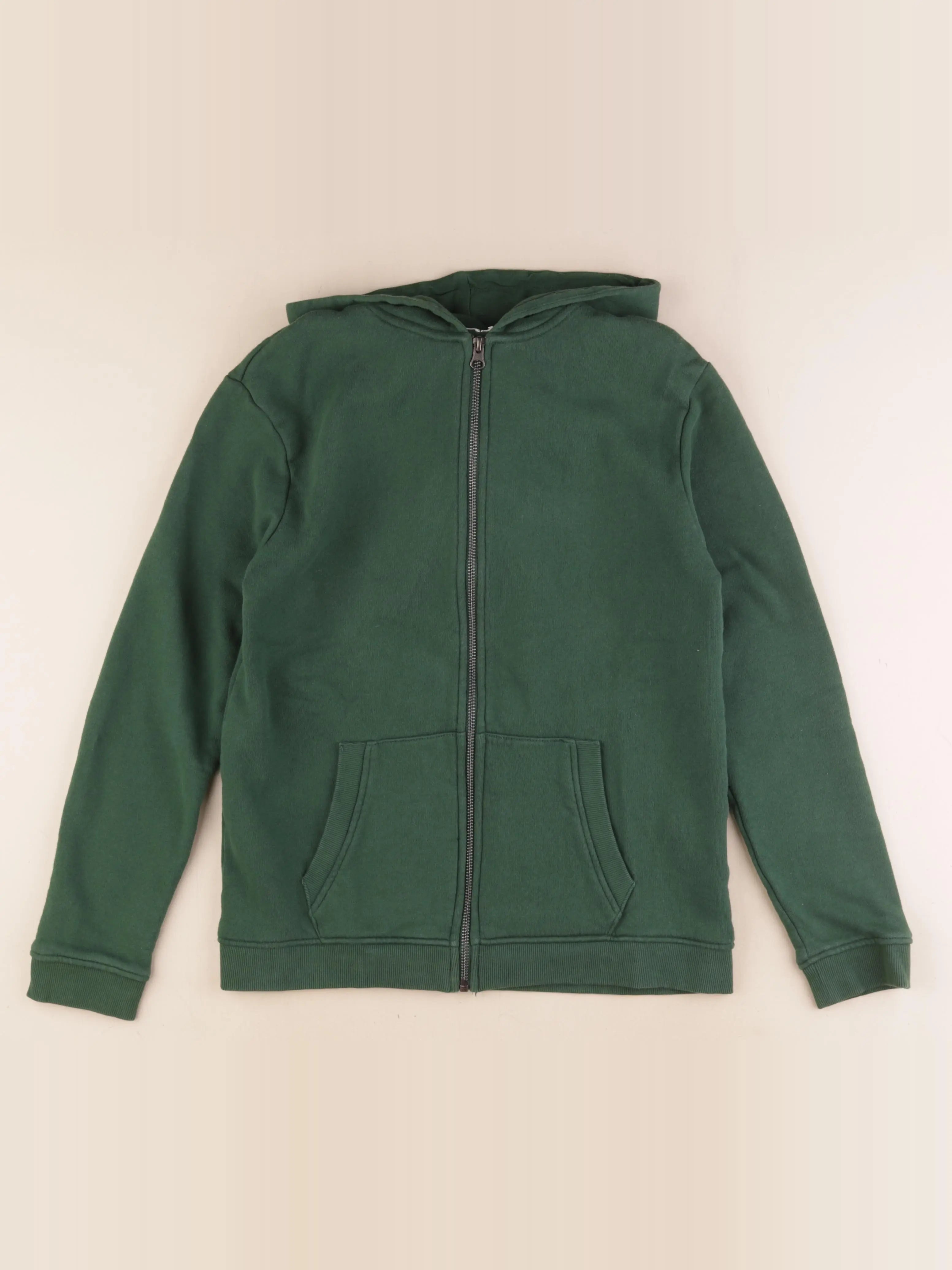 Monoprix - sweat vert - 14 ans