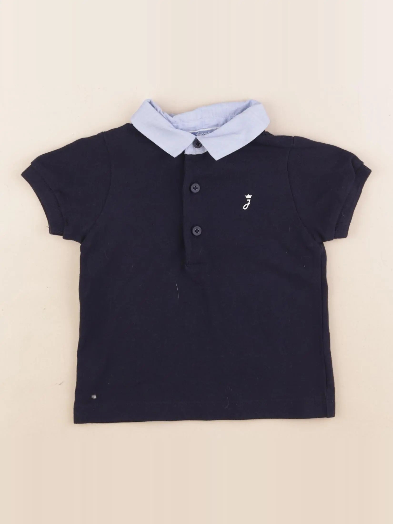 Jacadi - polo bleu - 18 mois