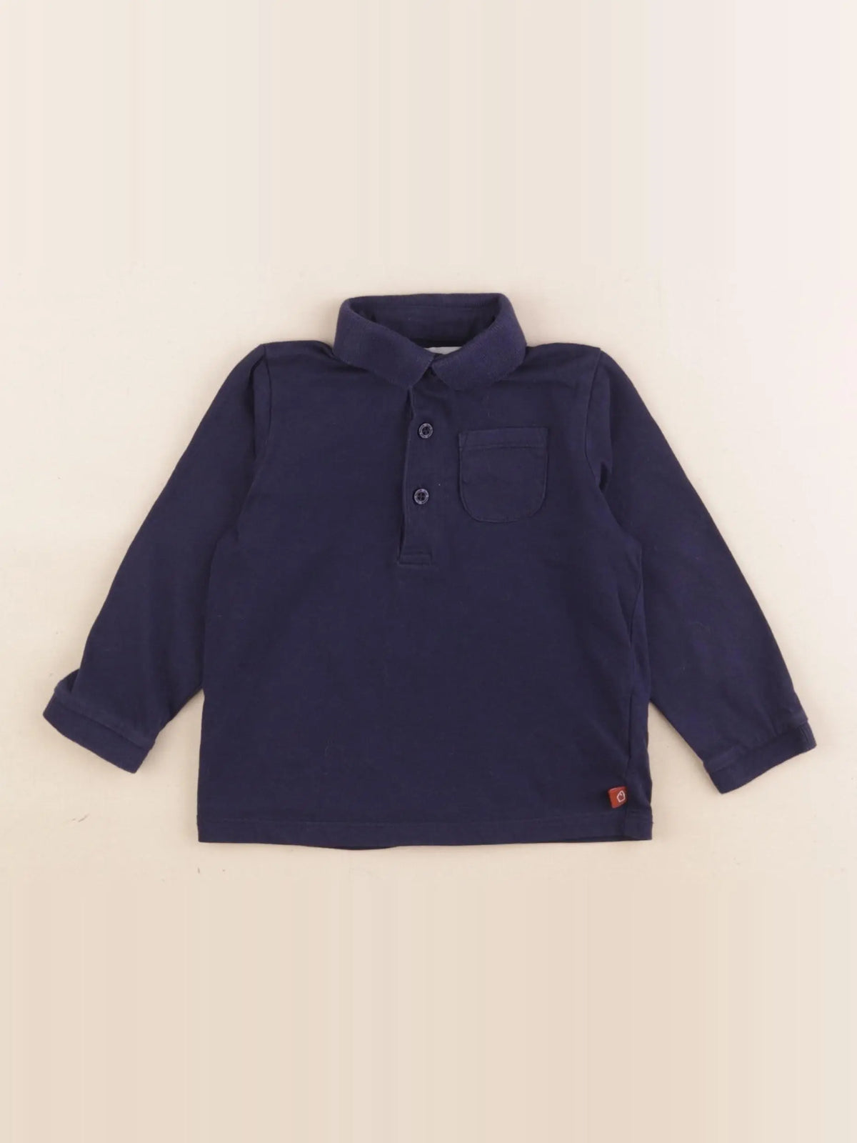 Cadet Rousselle - polo bleu - 12 mois
