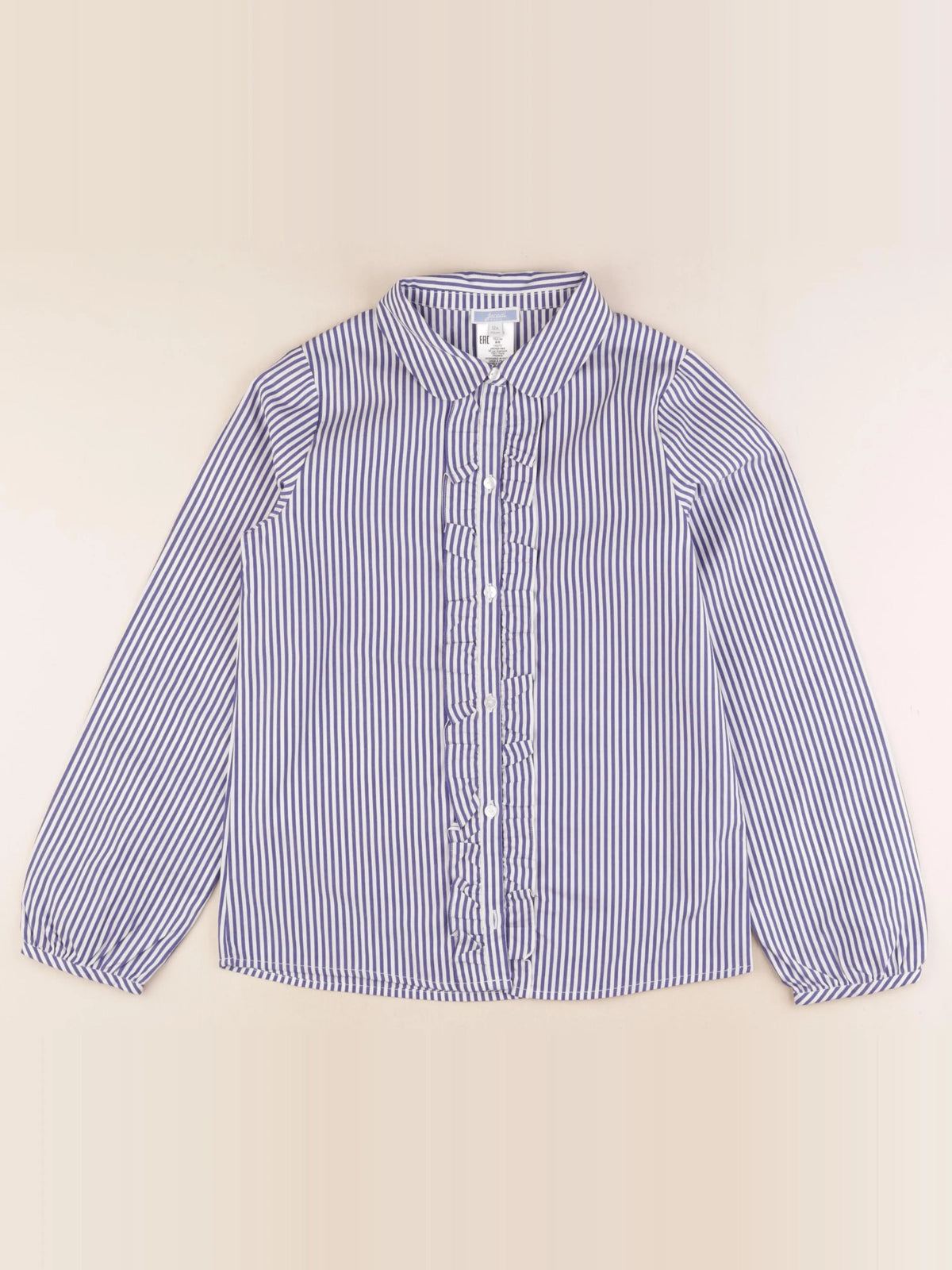 Jacadi - chemise blanc, bleu - 12 ans