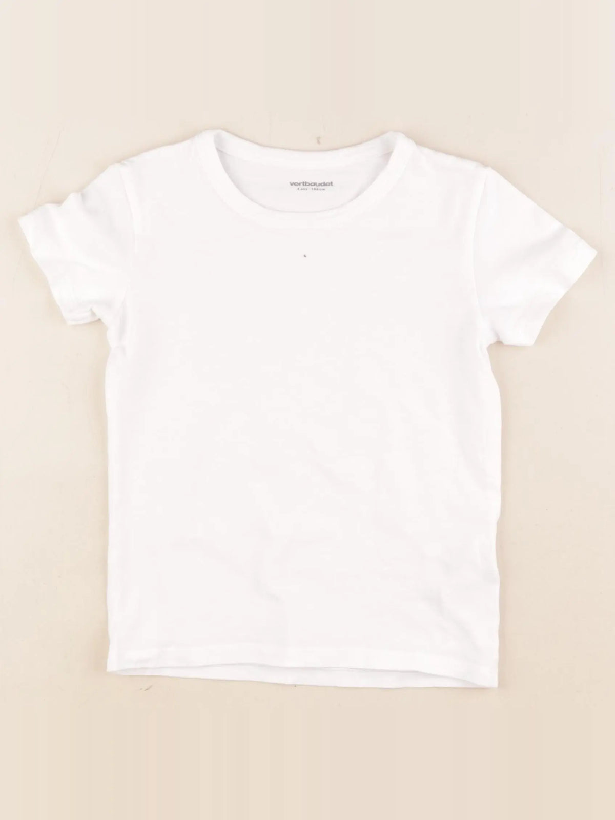 Vertbaudet - maillot de corps blanc - 4 ans