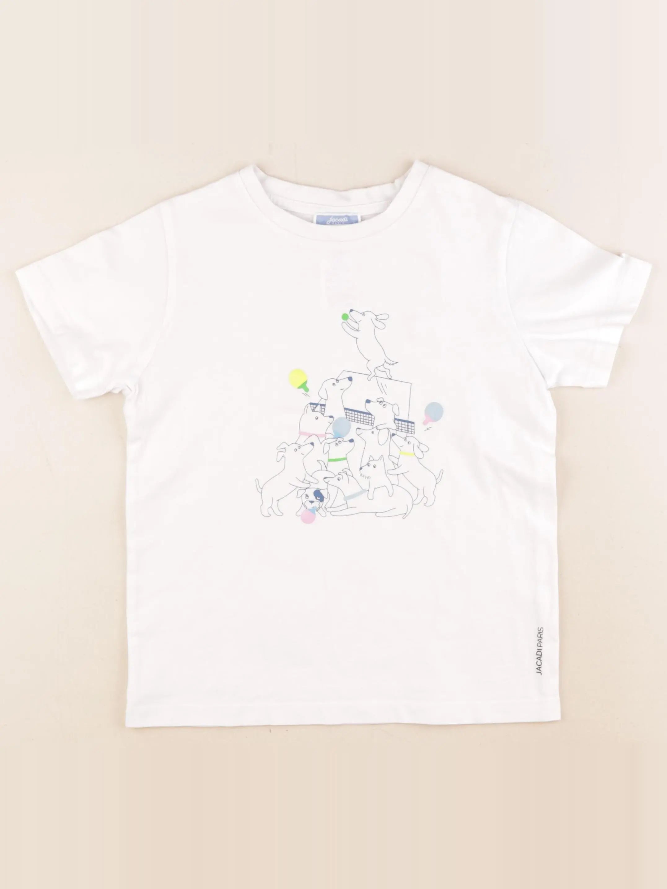 Jacadi - tee-shirt blanc - 8 ans
