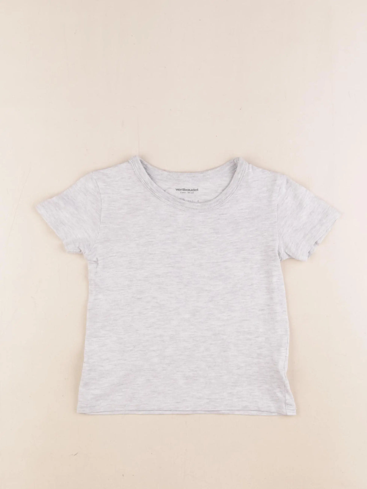 Vertbaudet - tee-shirt gris - 3 ans