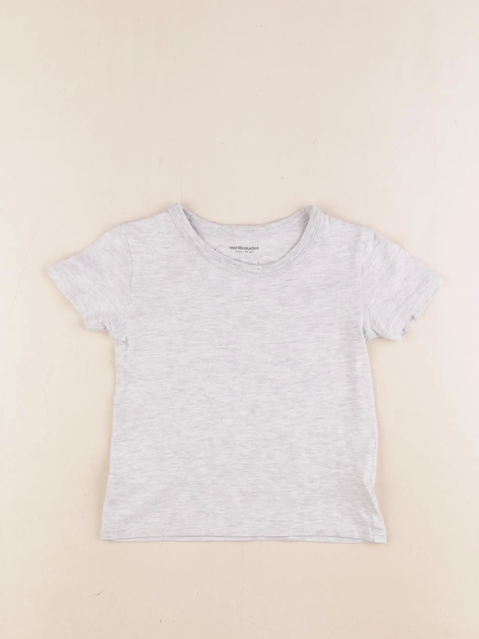 Vertbaudet - tee-shirt gris - 3 ans