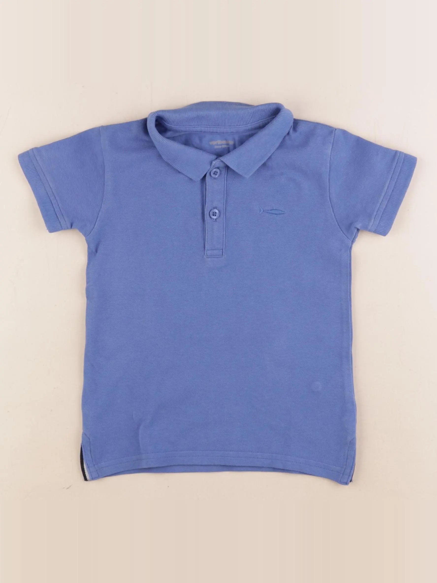 Vertbaudet - polo bleu - 3 ans