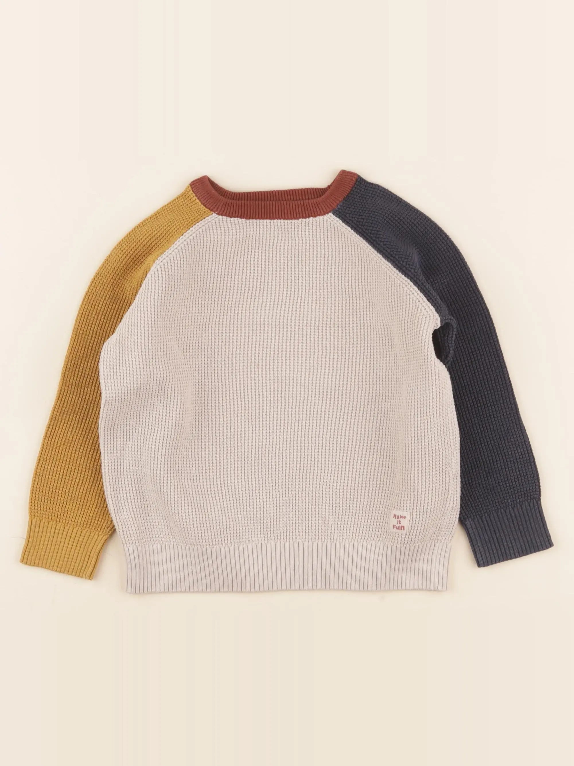 Vertbaudet - pull multicolore - 4 ans
