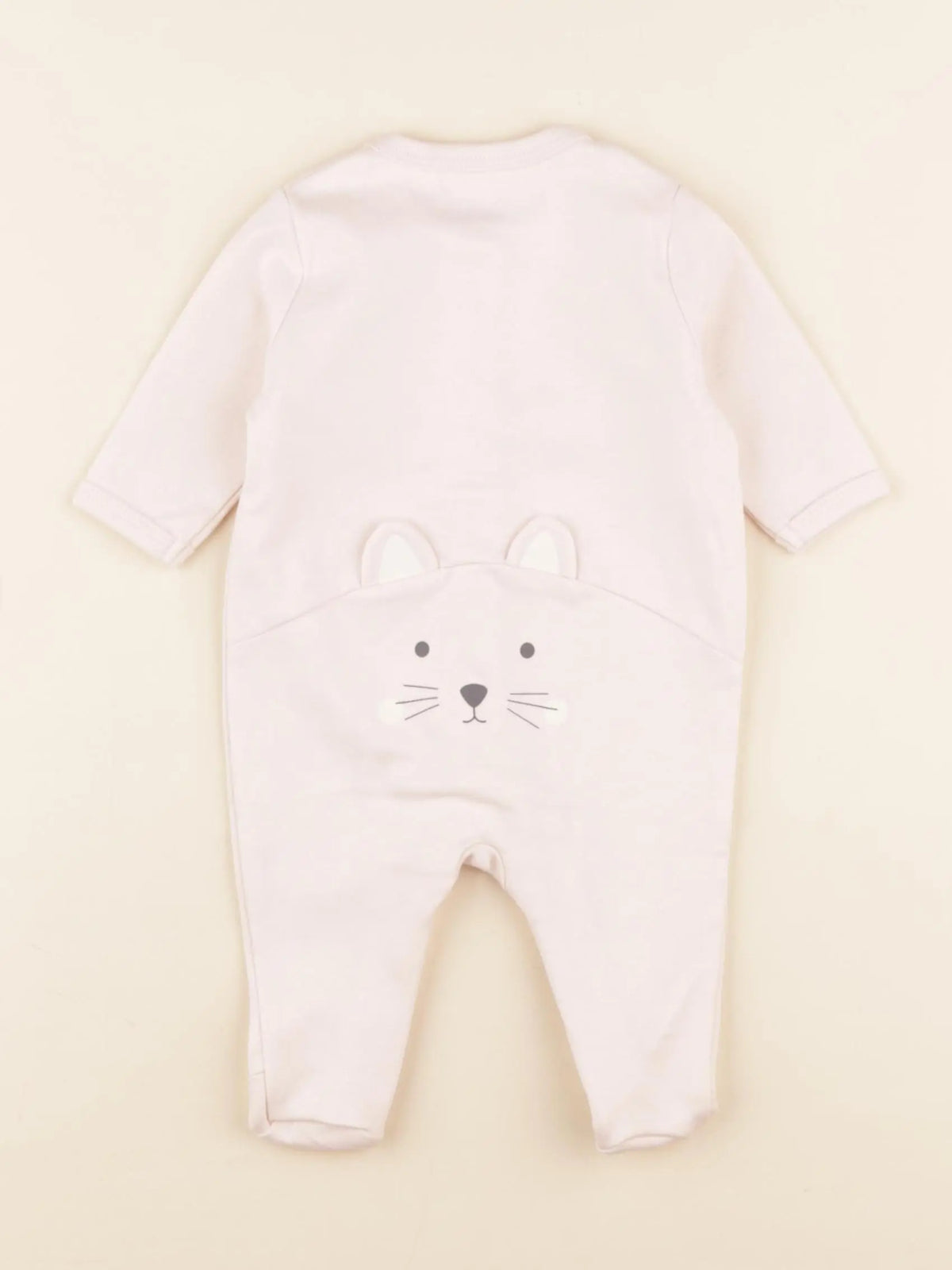 Vertbaudet - pyjama coton rose - 1 mois