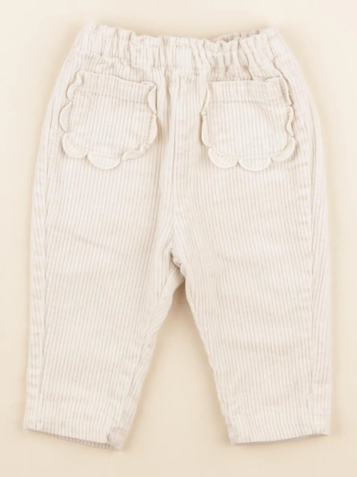 Vertbaudet - pantalon blanc - 1 mois