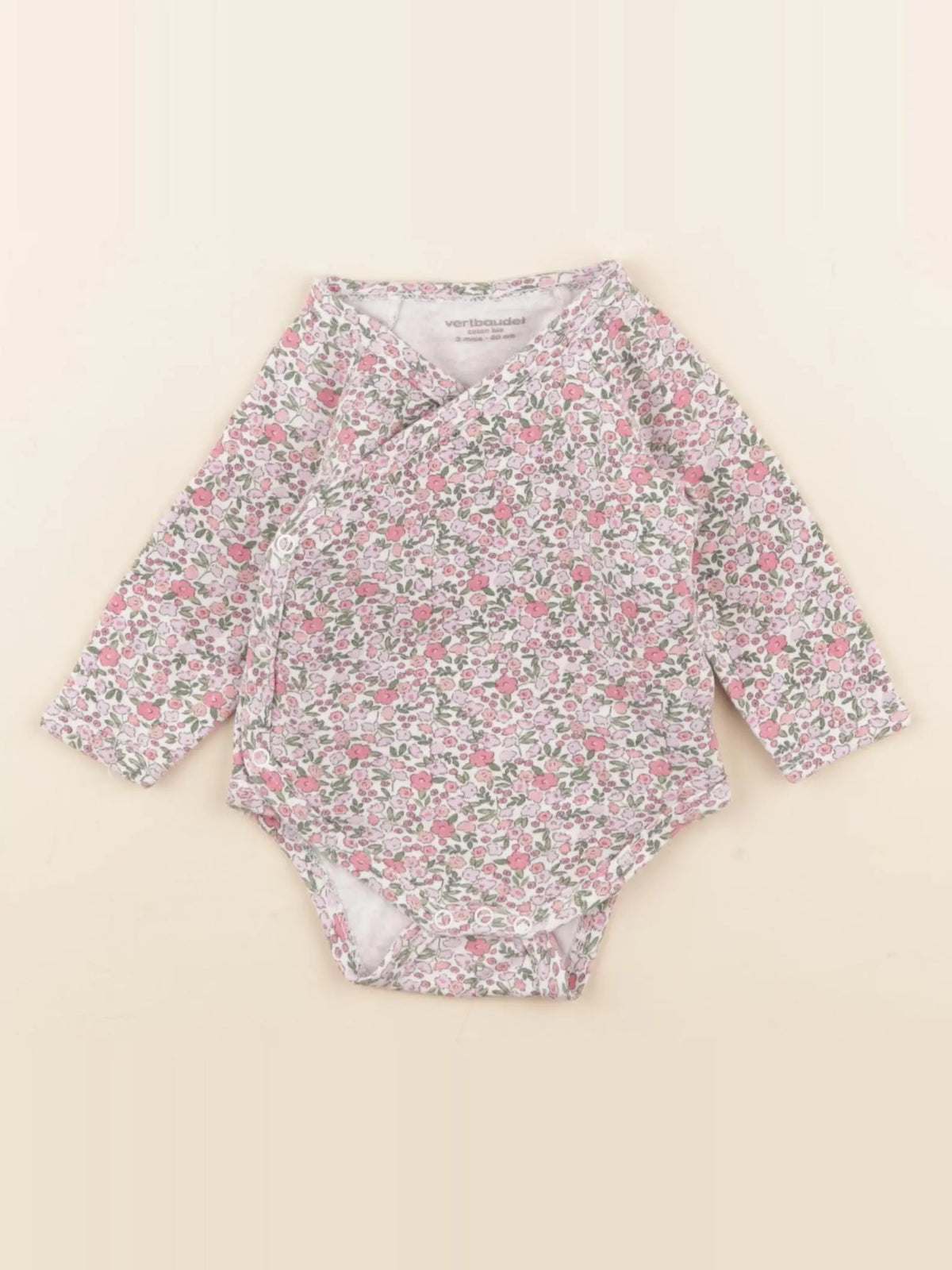 Vertbaudet - body multicolore - 3 mois