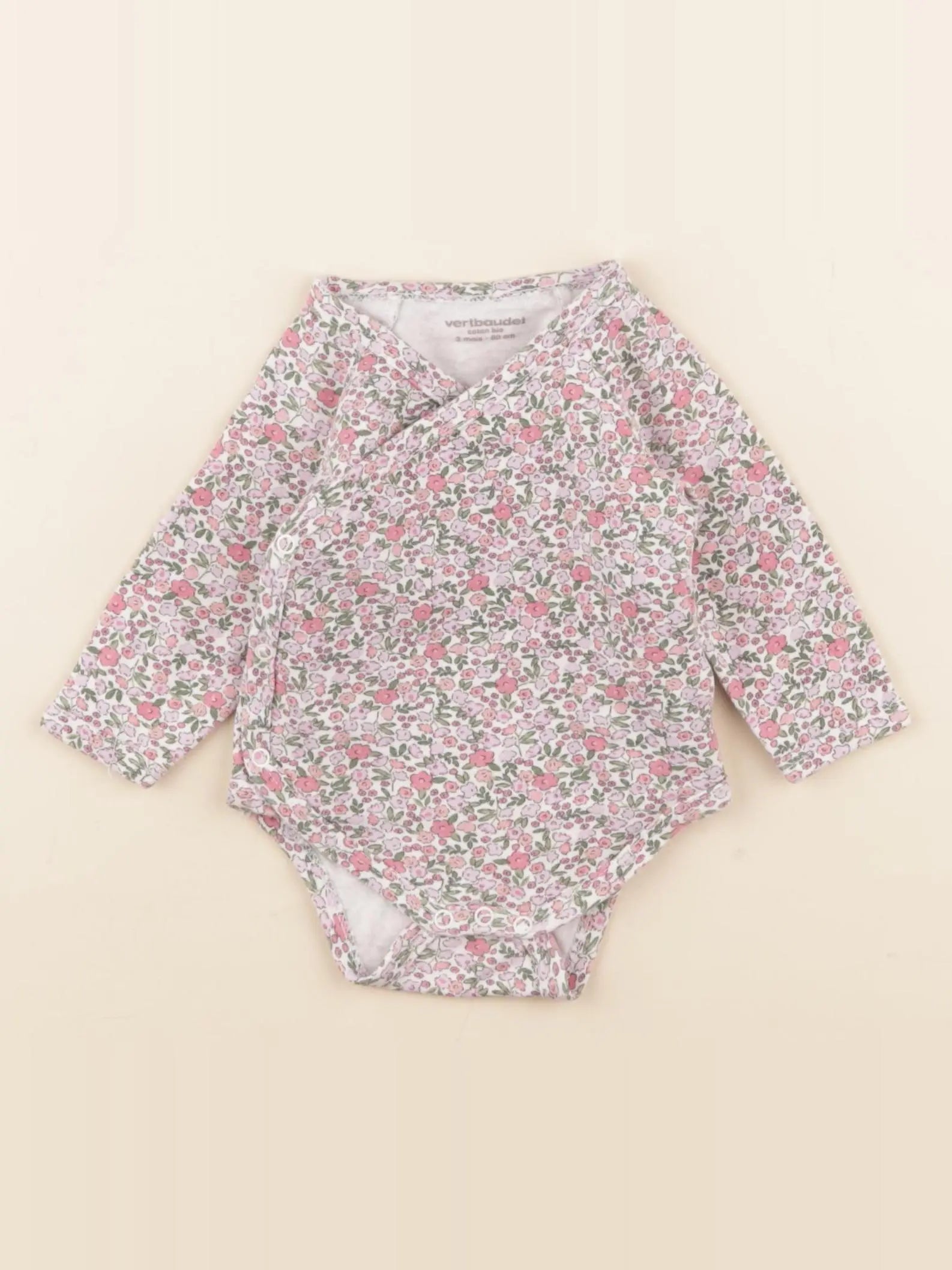 Vertbaudet - body multicolore - 3 mois