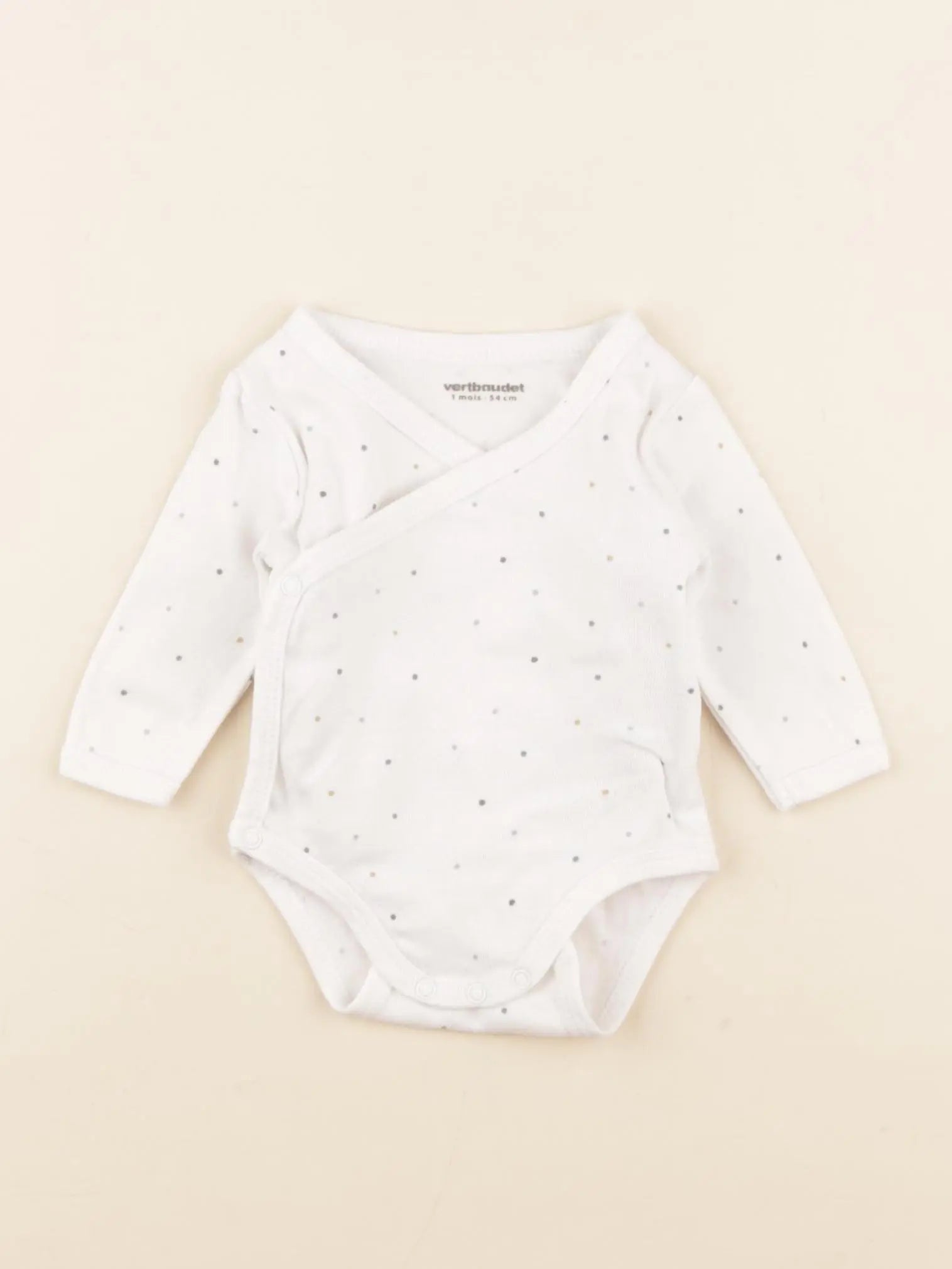 Vertbaudet - body multicolore - 1 mois