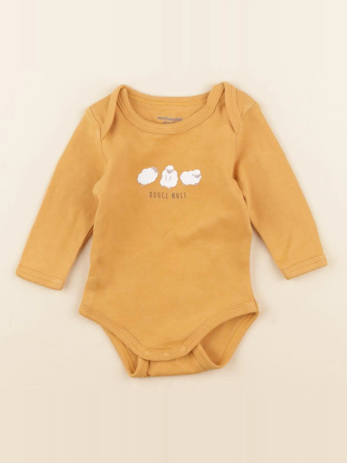 Vertbaudet - body jaune - 3 mois