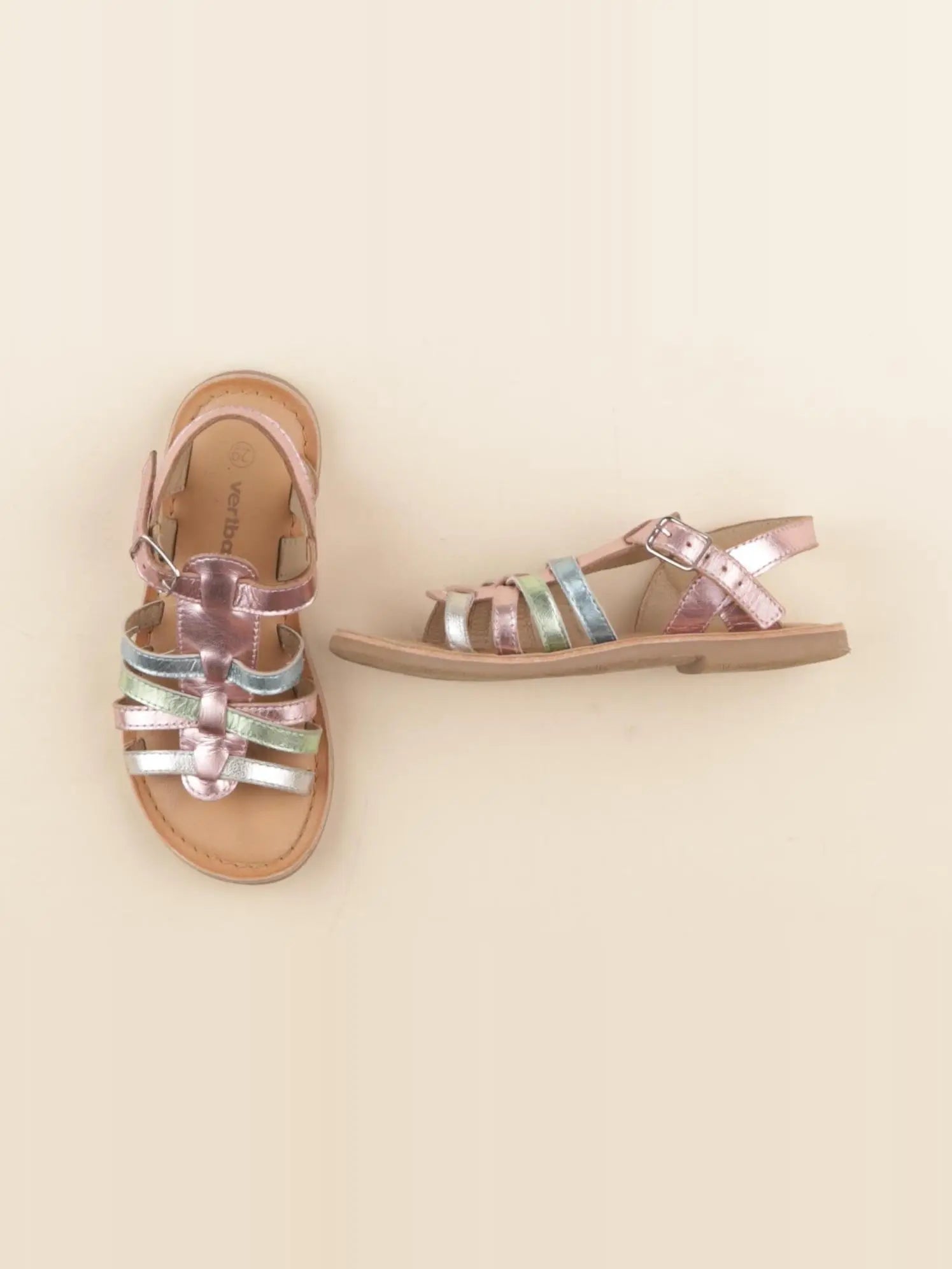 Vertbaudet - sandales multicolore - pointure 29