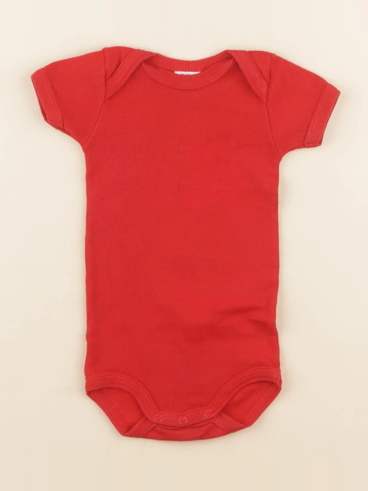 Petit Bateau - body rouge - 3 mois