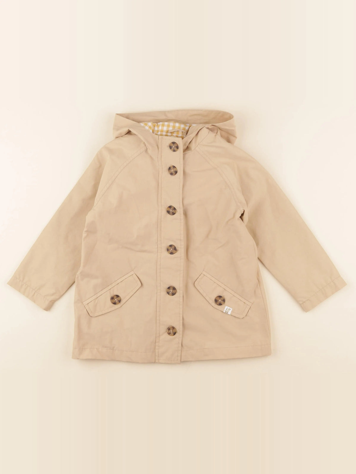 Vertbaudet - imperméable beige - 5 ans