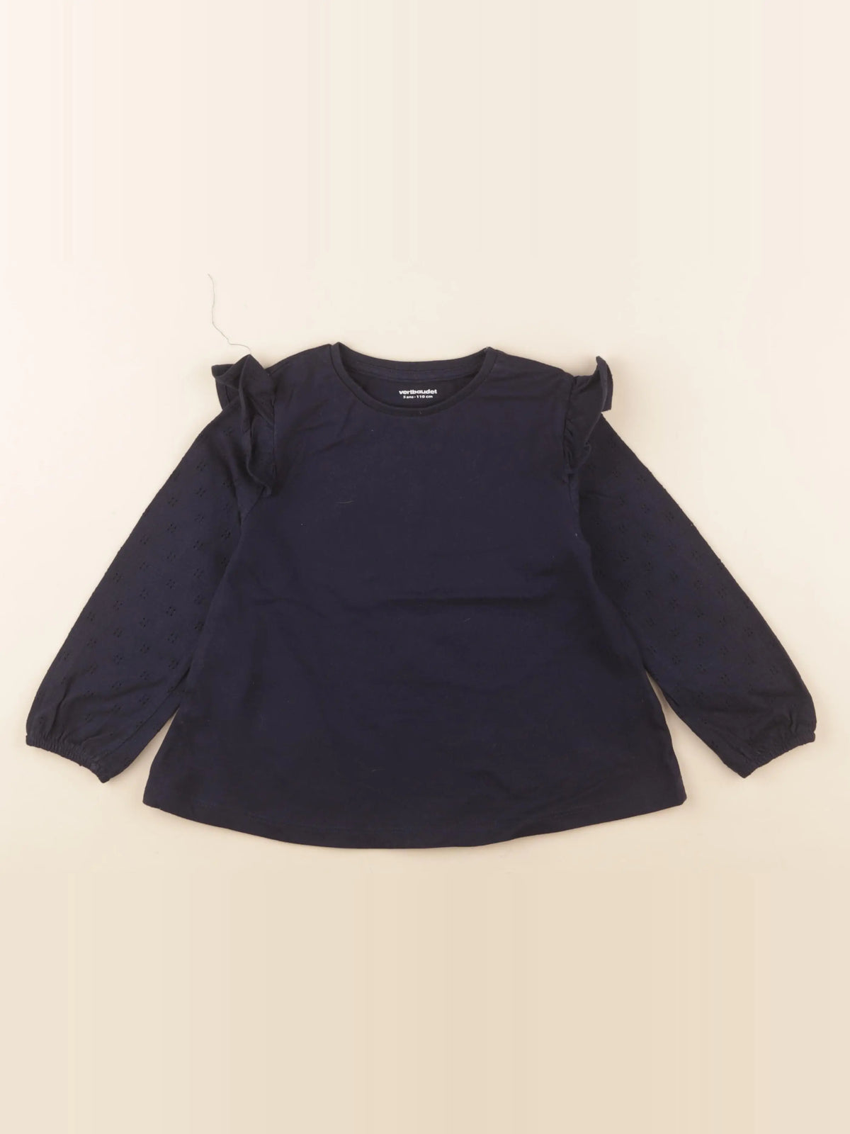 Vertbaudet - tee-shirt bleu - 5 ans