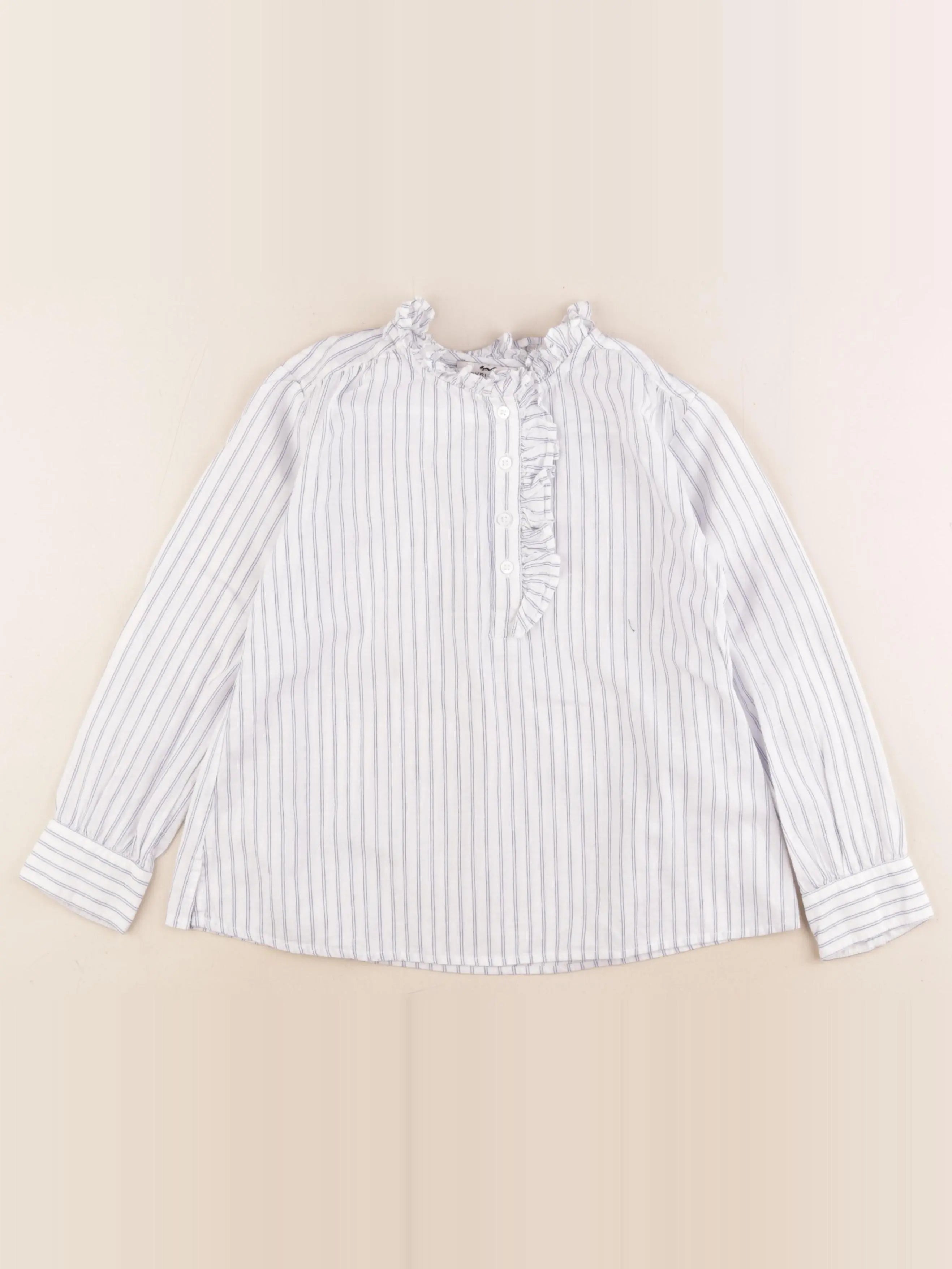 Cyrillus - blouse bleu - 8 ans