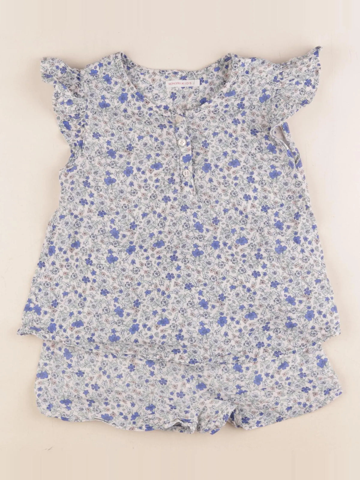 Monoprix - pyjama coton multicolore - 5 ans