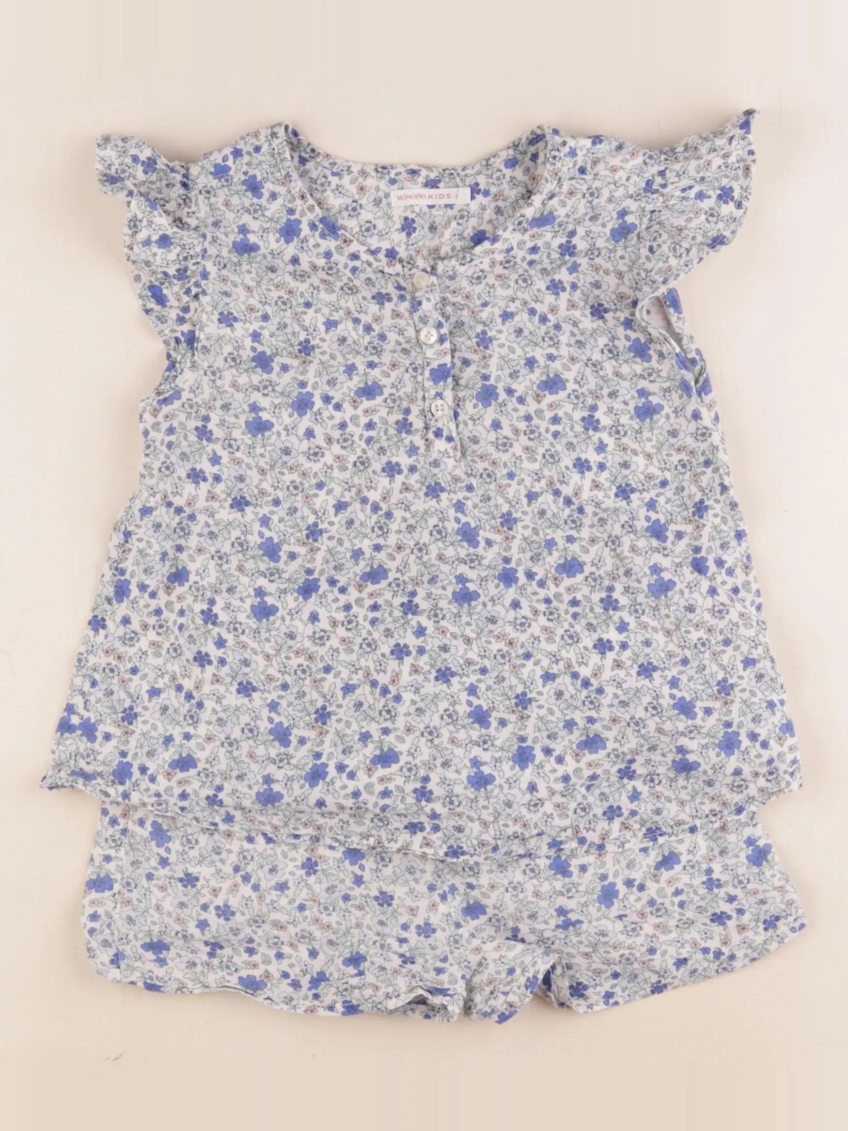 Monoprix - pyjama coton multicolore - 5 ans