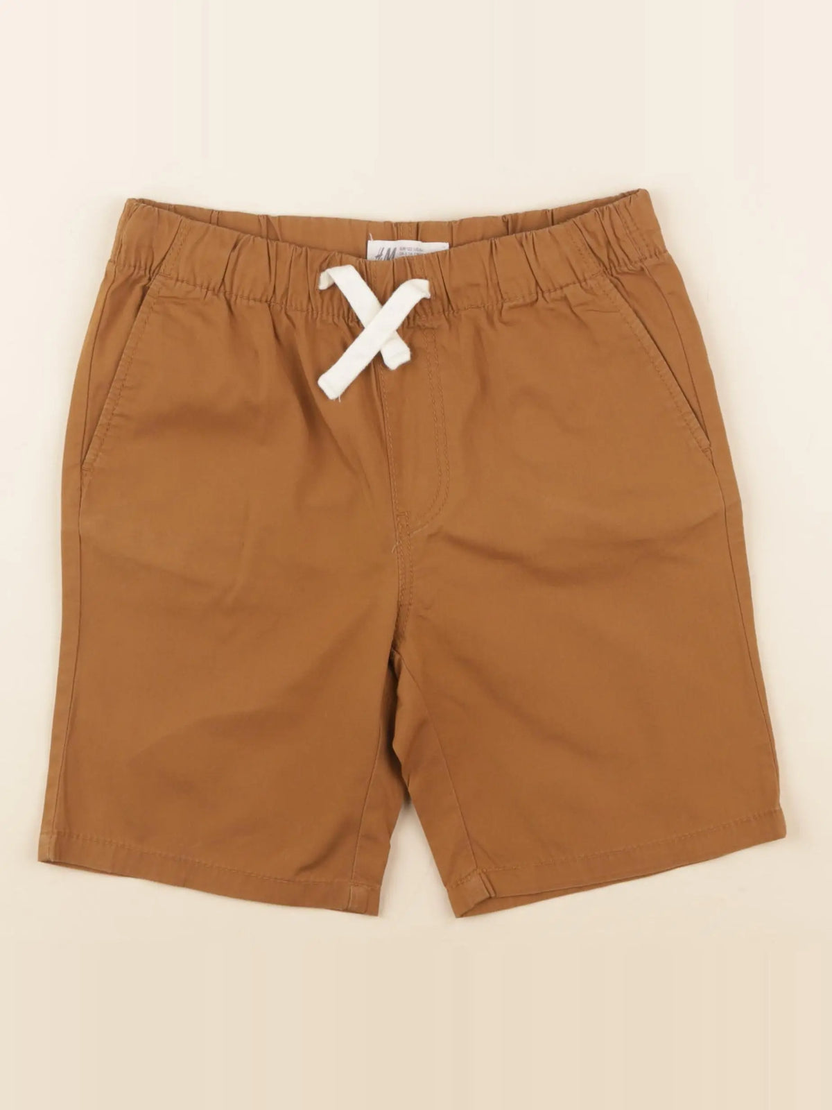 H&M - short marron - 6/7 ans