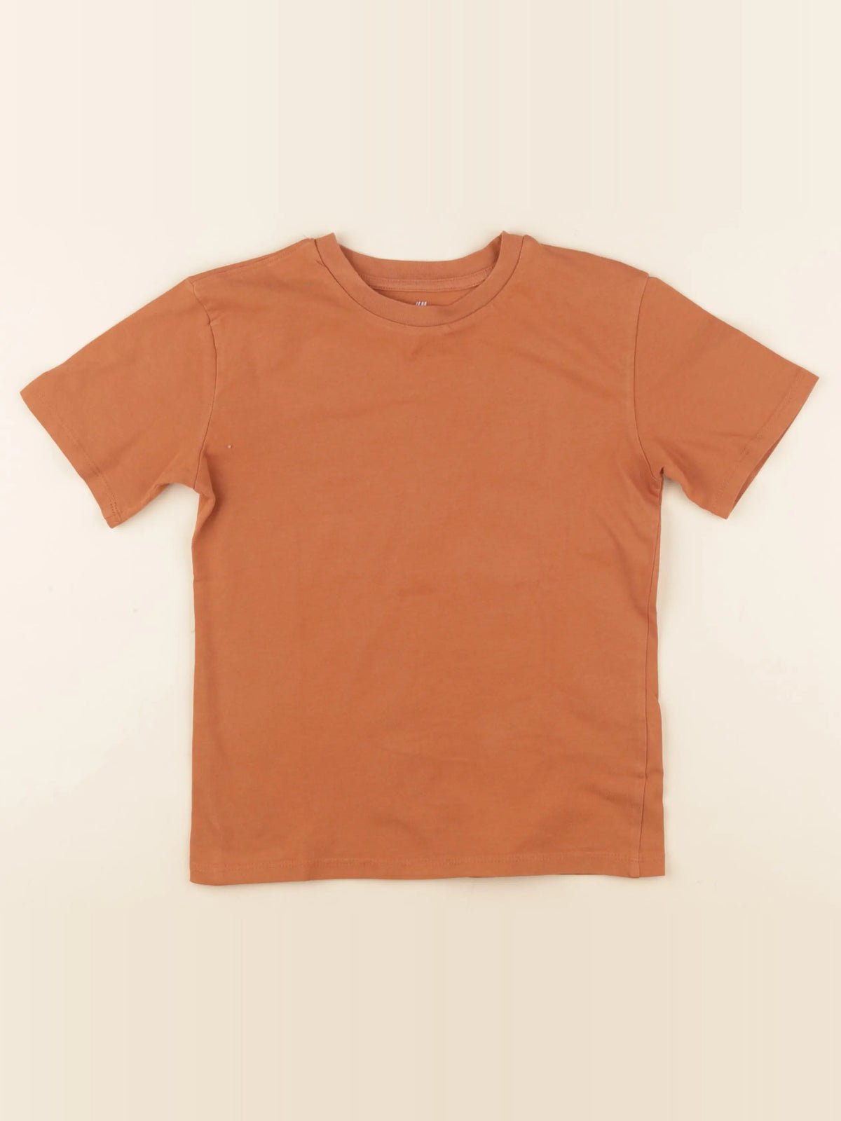 H&M - tee-shirt marron - 6/8 ans
