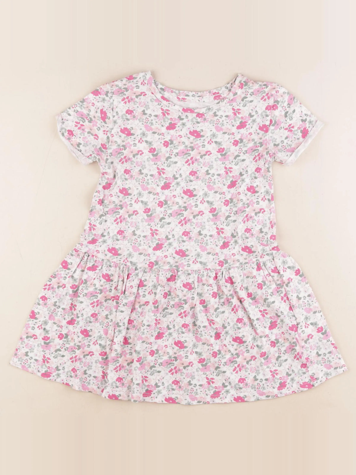 Vertbaudet - robe rose - 4 ans