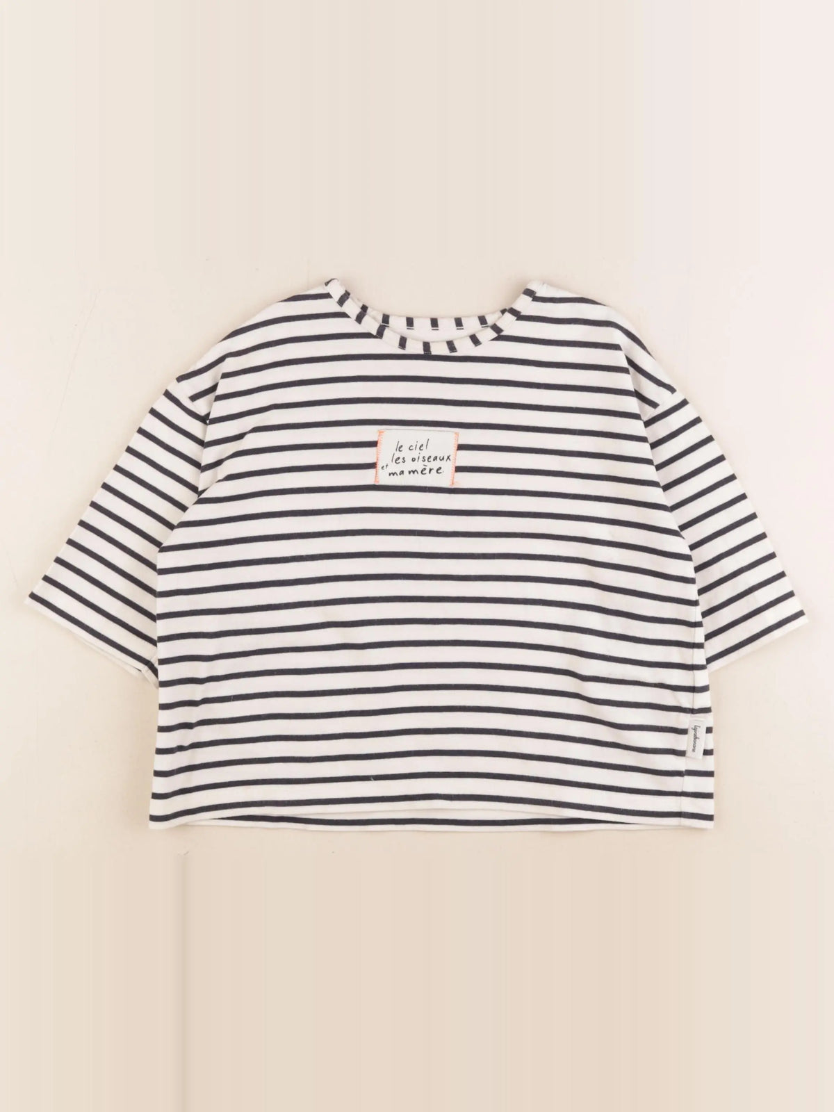 Tajine Banane - tee-shirt bleu - 1 an à 2 ans