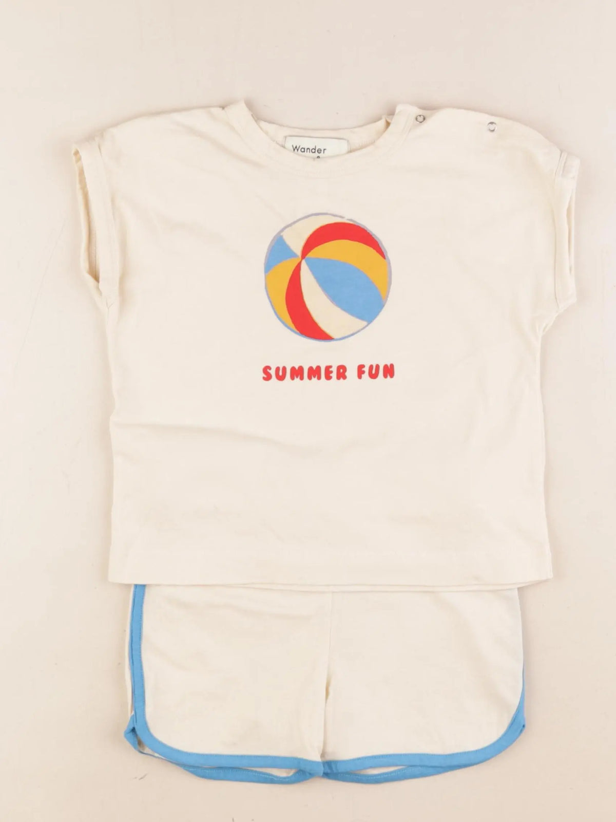Wander & Wonder - ensemble beige - 3/4 ans